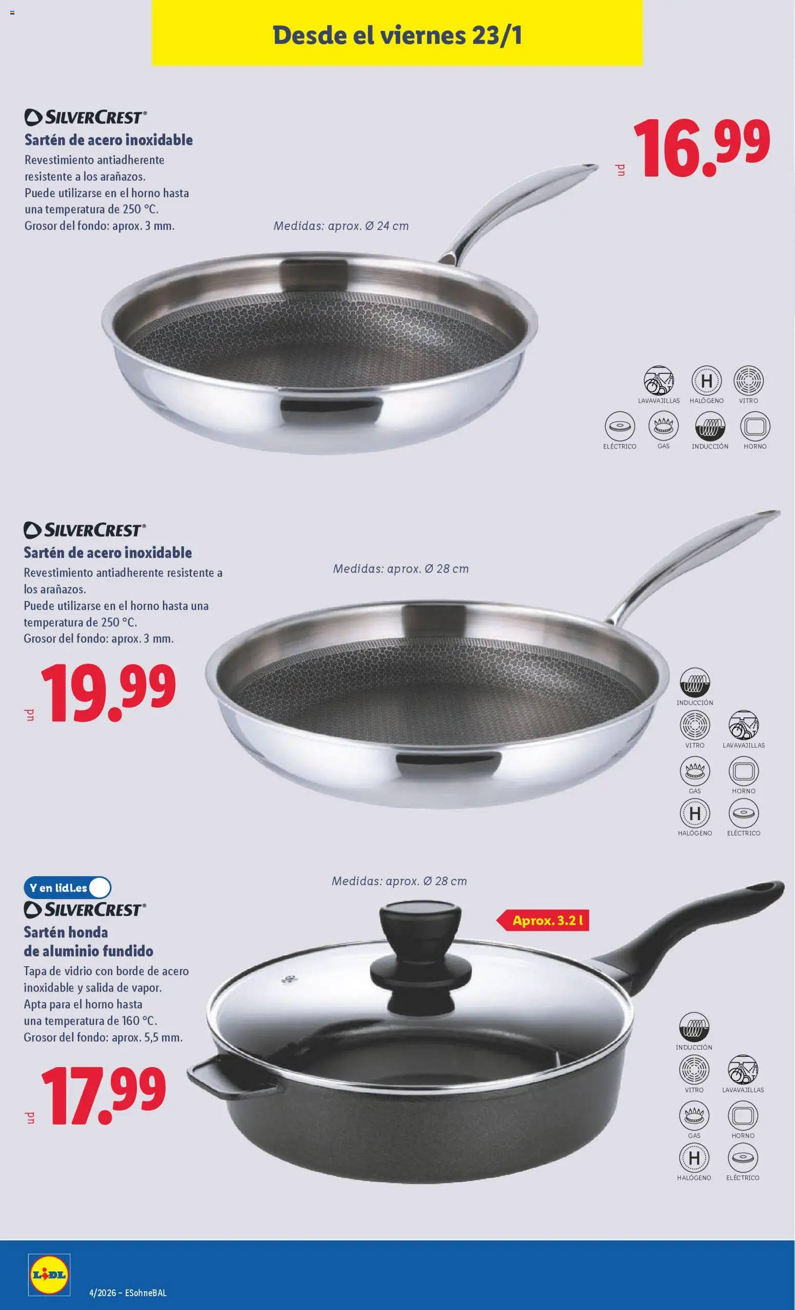 Lidl folleto de bazar │ válido desde el 19.01.2026 | Página: 24 | Productos: El horno, Pan, Horno, Lavavajillas