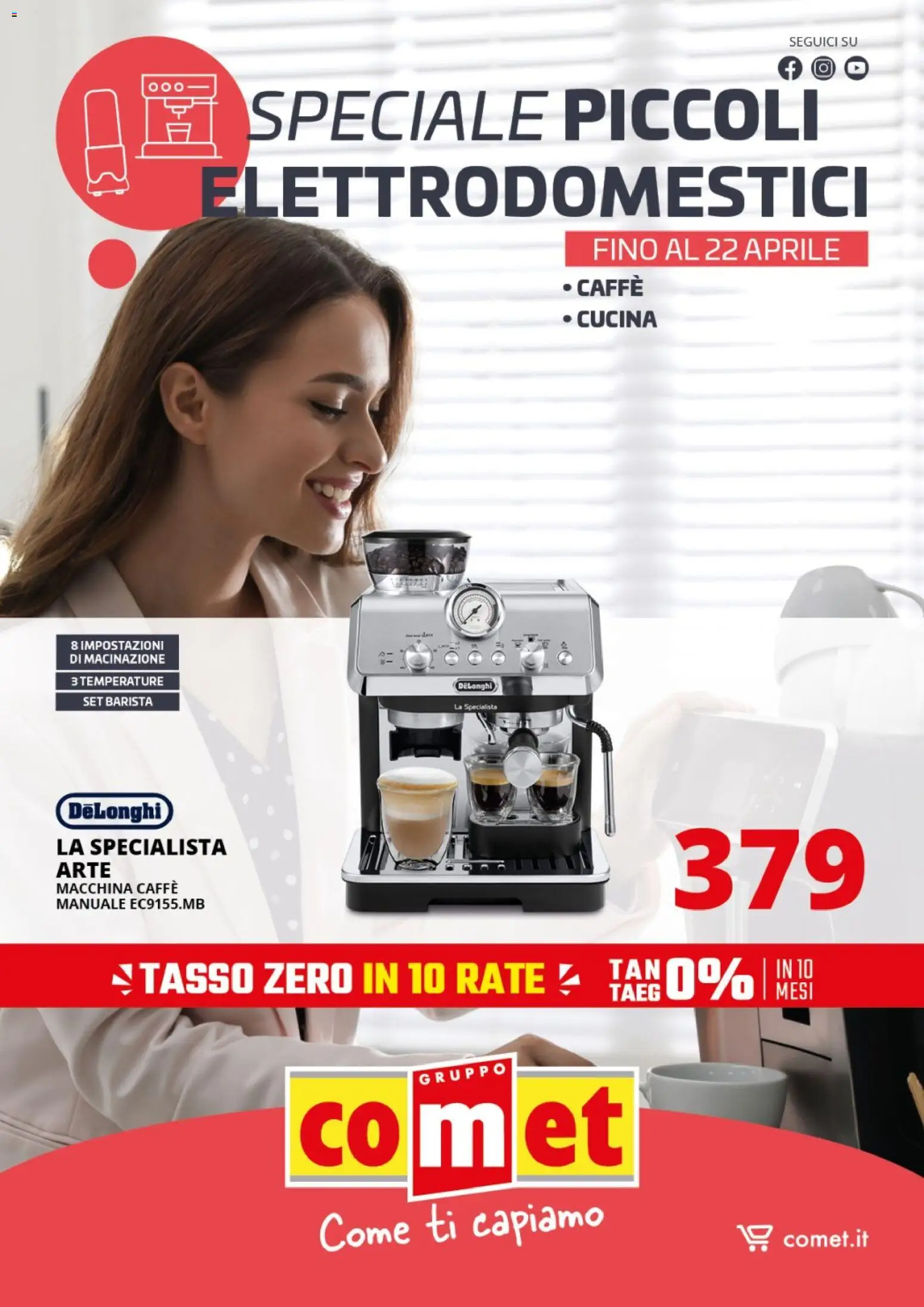 Volantino Comet del 10.04.2026 | Pagina: 1 | Prodotti: Caffè