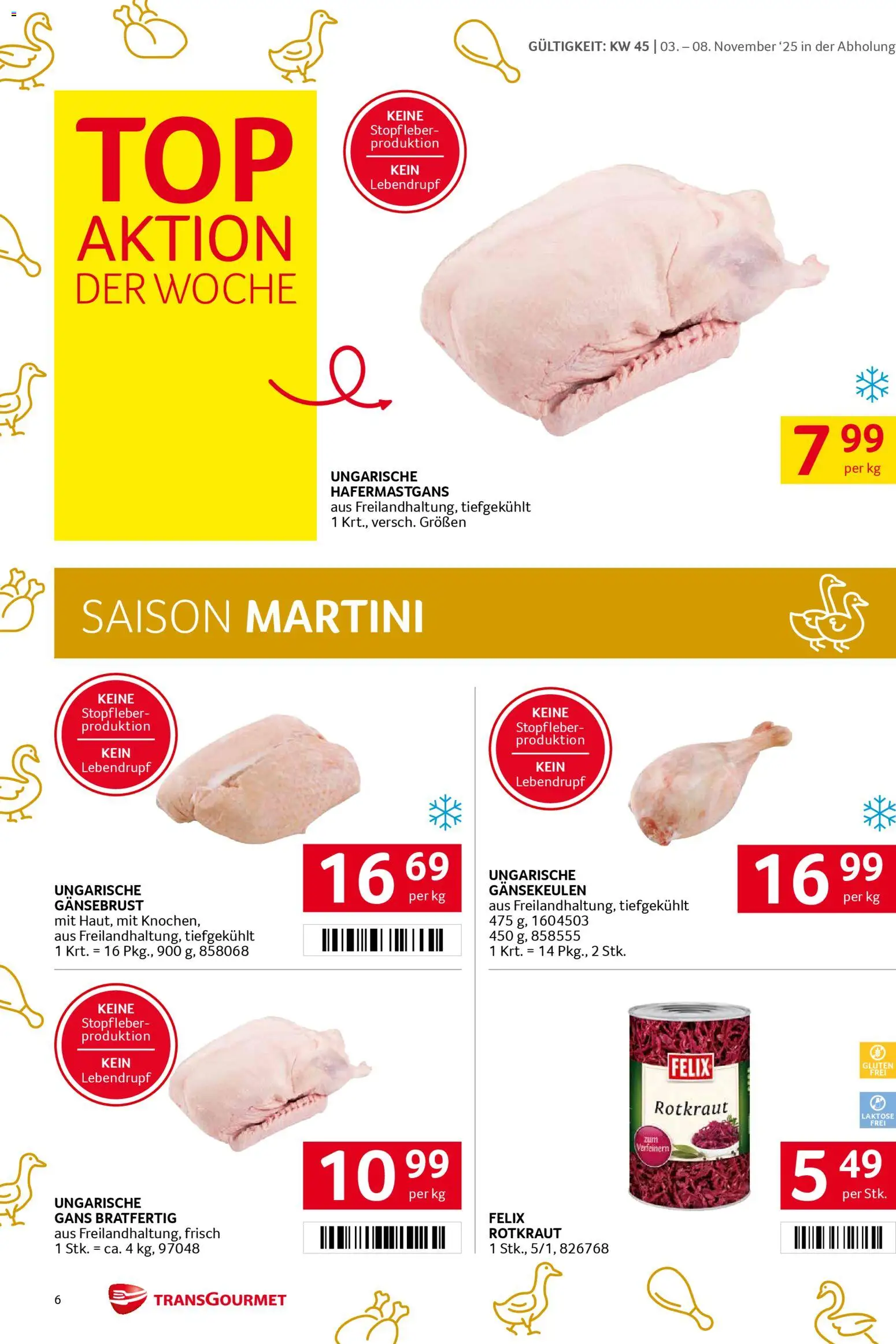 Transgourmet Flugblatt gültig ab 03.11.2025 | Seite: 6