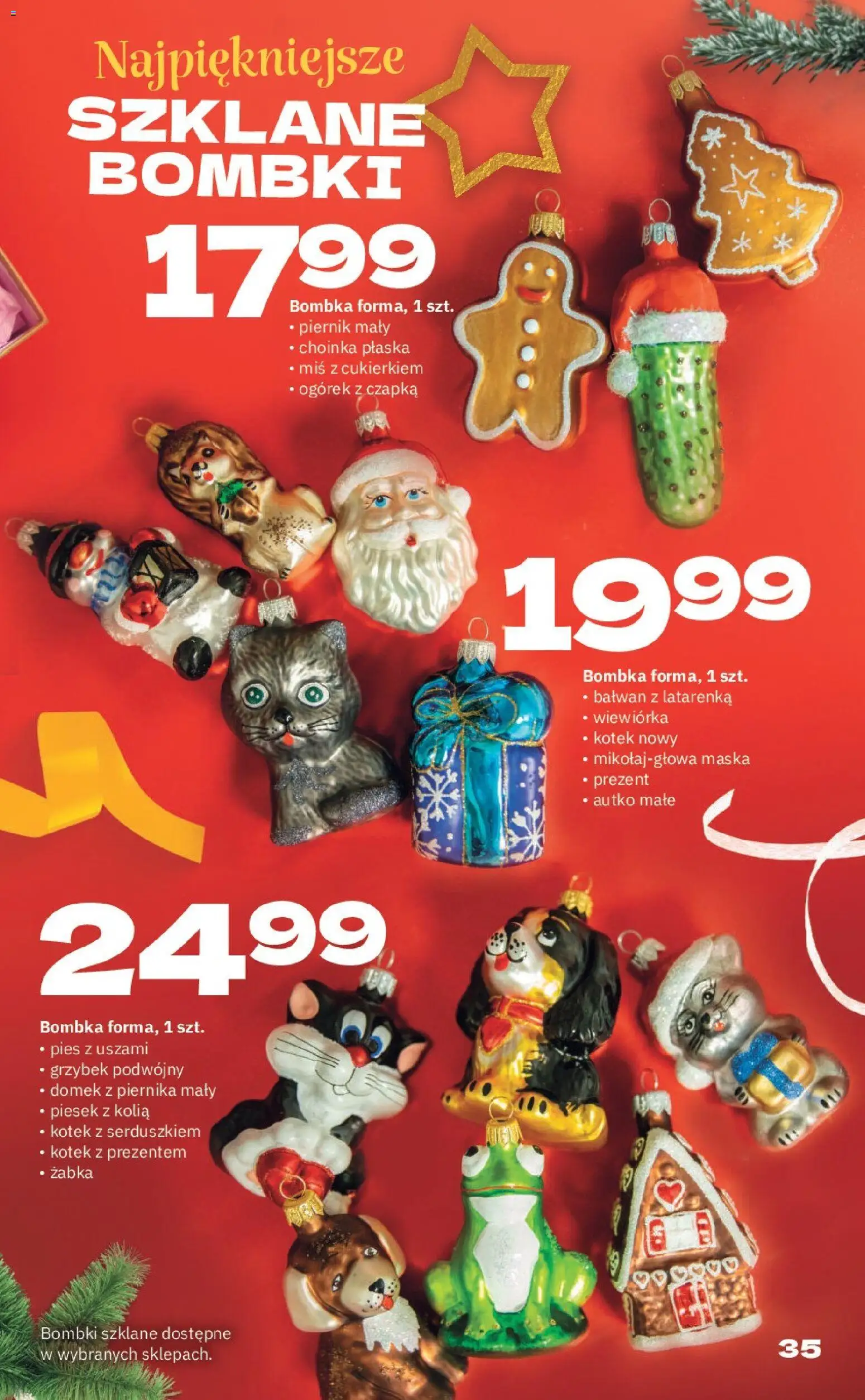 Twój Market Gazetka - Gwiazdka od 17.11.2025 | Strona: 35 | Produkty: Choinka, Czapka, Piernik, Maska