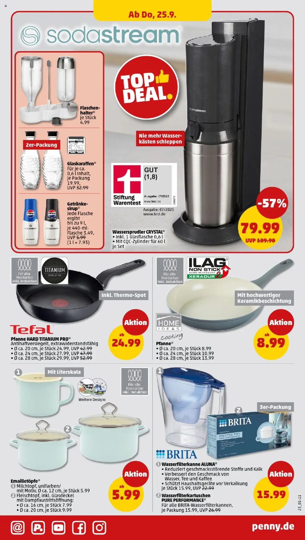 Penny - Berlin – gültig ab 22.09.2025 | Seite: 25 | Produkte: Kaffee, Wasser, Tee, Sodastream