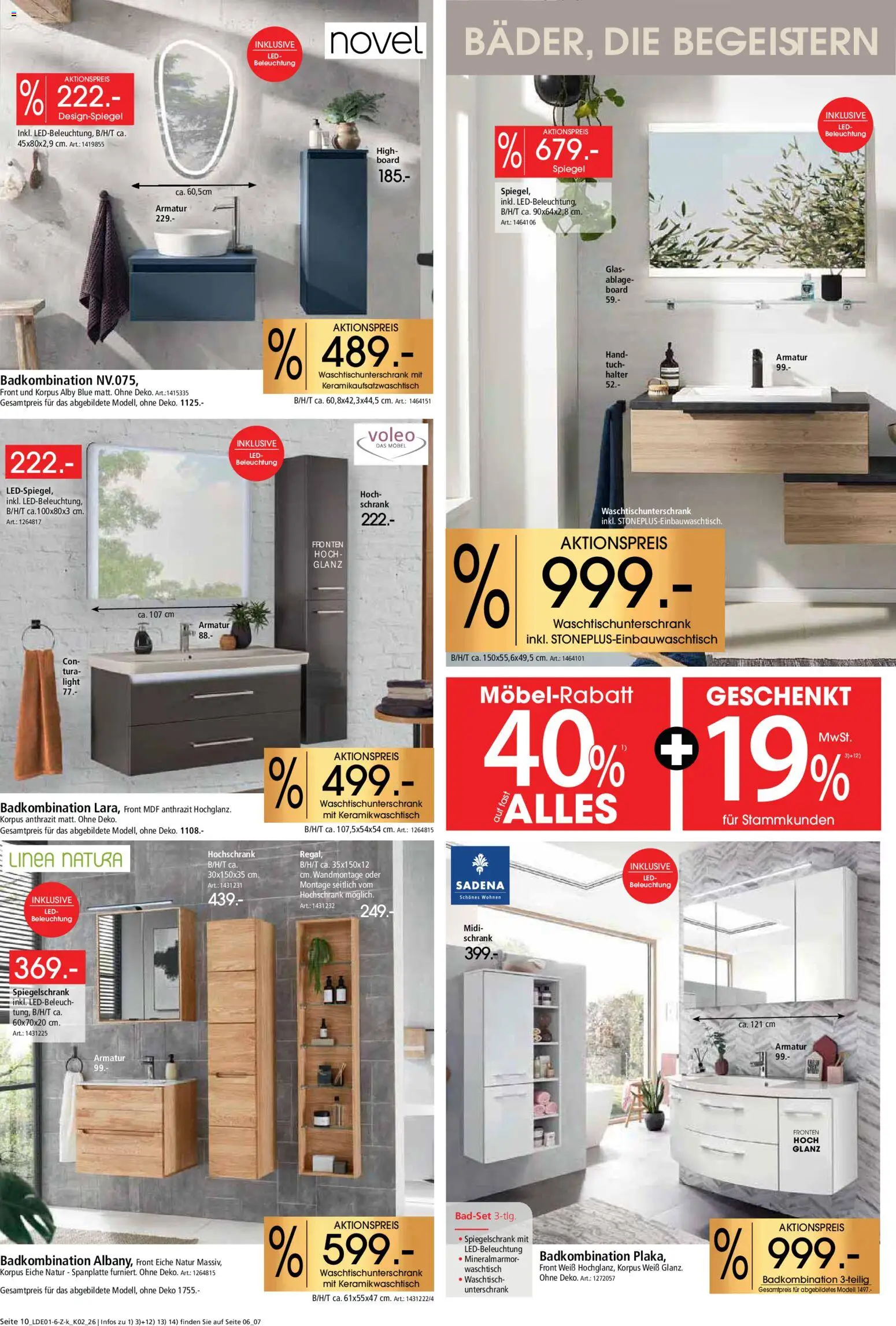 Zurbrüggen Küchen für Ihr Zuhause – gültig ab 17.01.2026 | Seite: 18 | Produkte: Schrank, Armatur, Waschtisch, Unterschrank