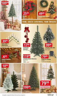 Pogląd oferty "E.Leclerc Gazetka - Tychy" - ważna od 12.11.2025 | Strona: 5 | Produkty: Choinka