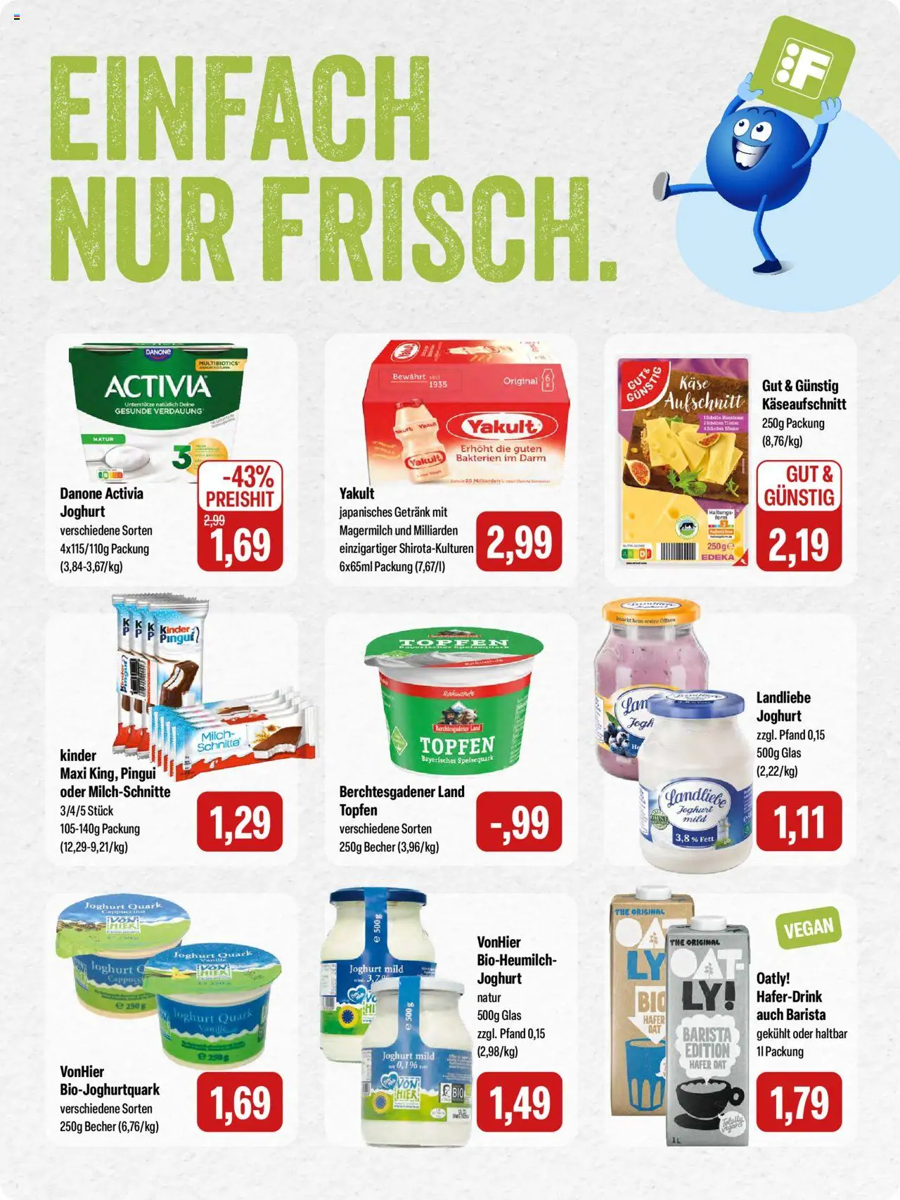 Feneberg Angebote – gültig ab 16.10.2025 | Seite: 6 | Produkte: Quark, Käse, Joghurt, Oatly
