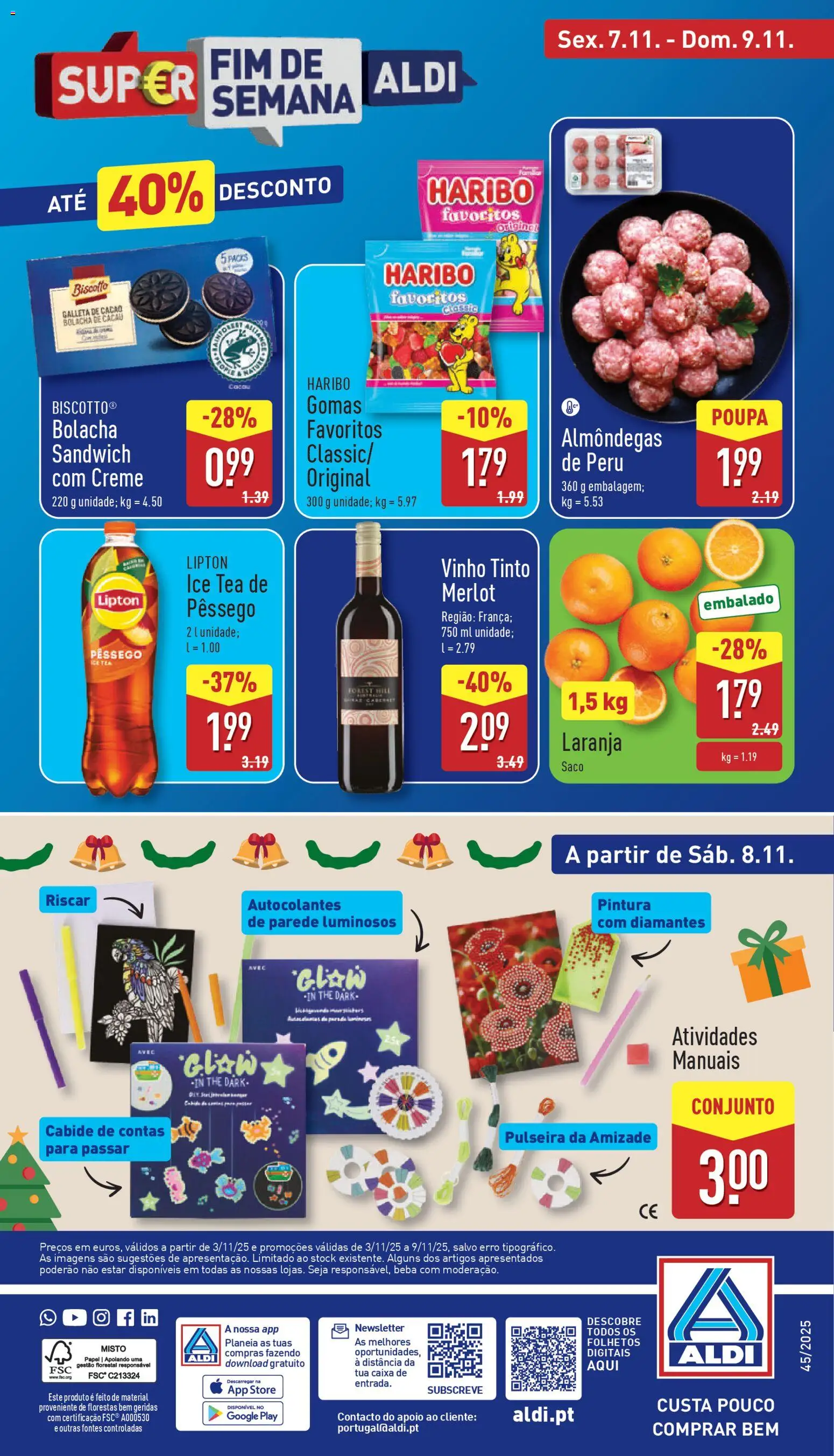 Aldi folheto │ válido de 03.11.2025 | Página: 36 | Produtos: Pulseira, Caixa, Gomas, Creme