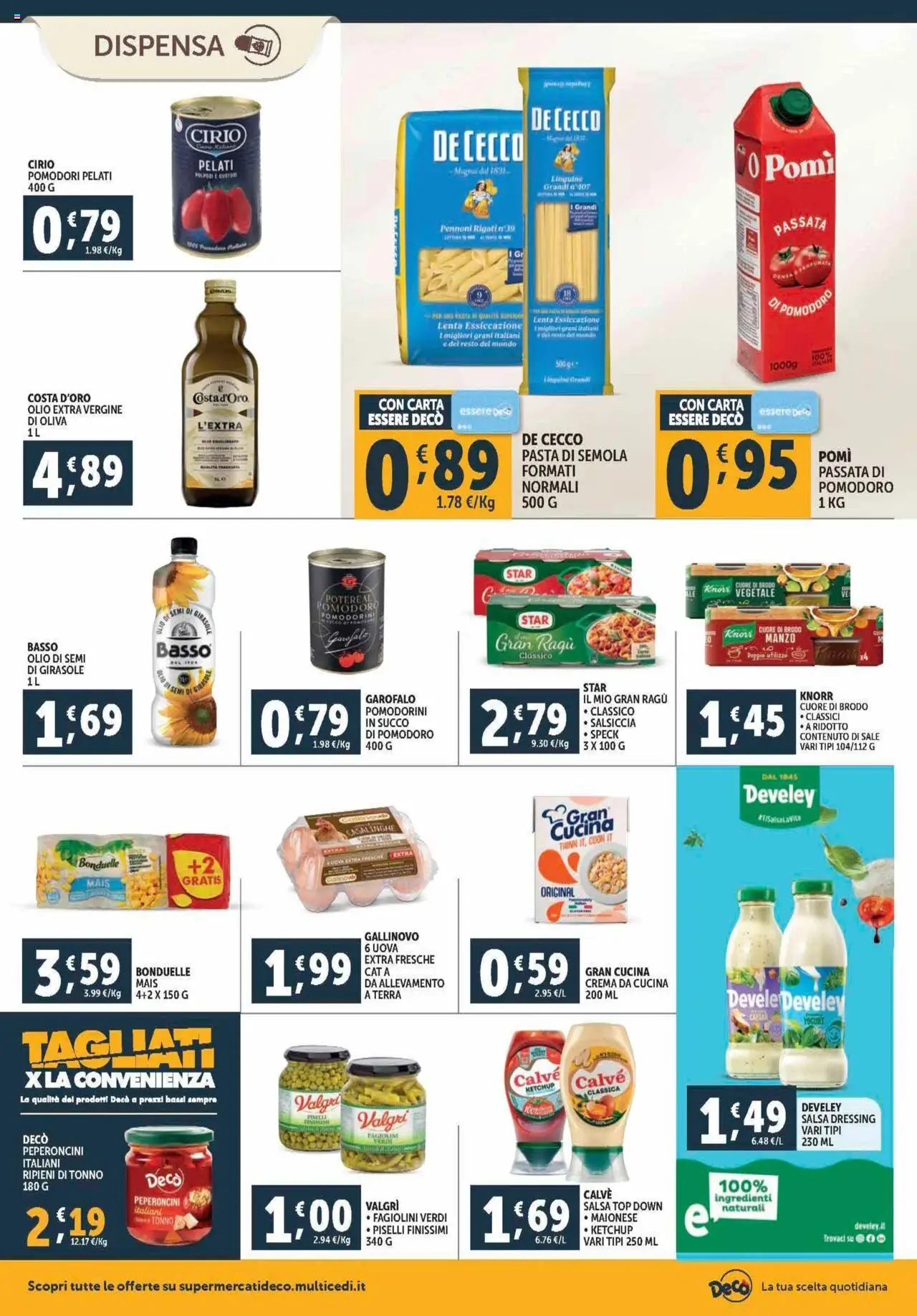 Volantino Decò del 12.09.2025 | Pagina: 12 | Prodotti: Crema, Yogurt, Maionese, Salsiccia
