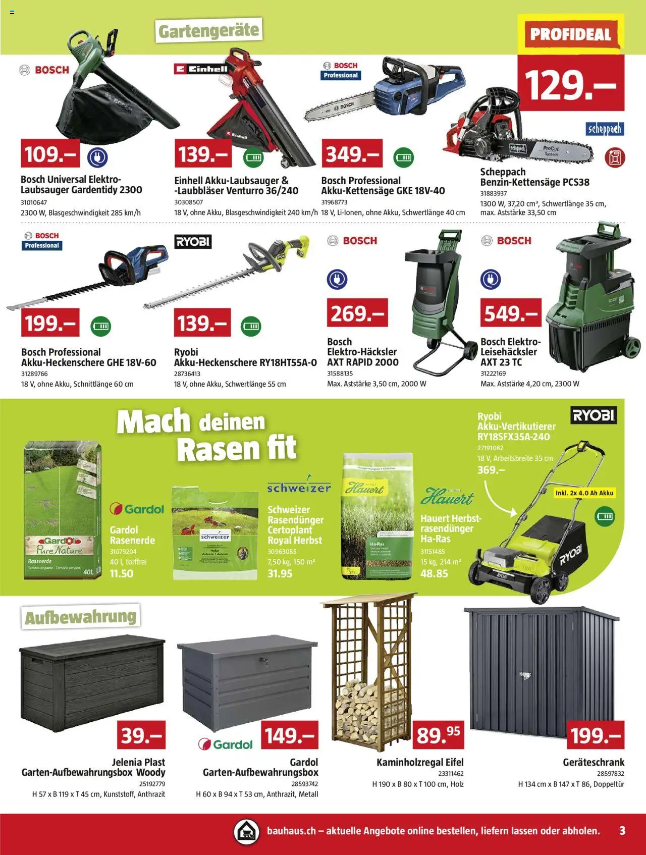 Bauhaus Aktionen ab 25.08.2025 | Seite: 3 | Produkte: Bosch