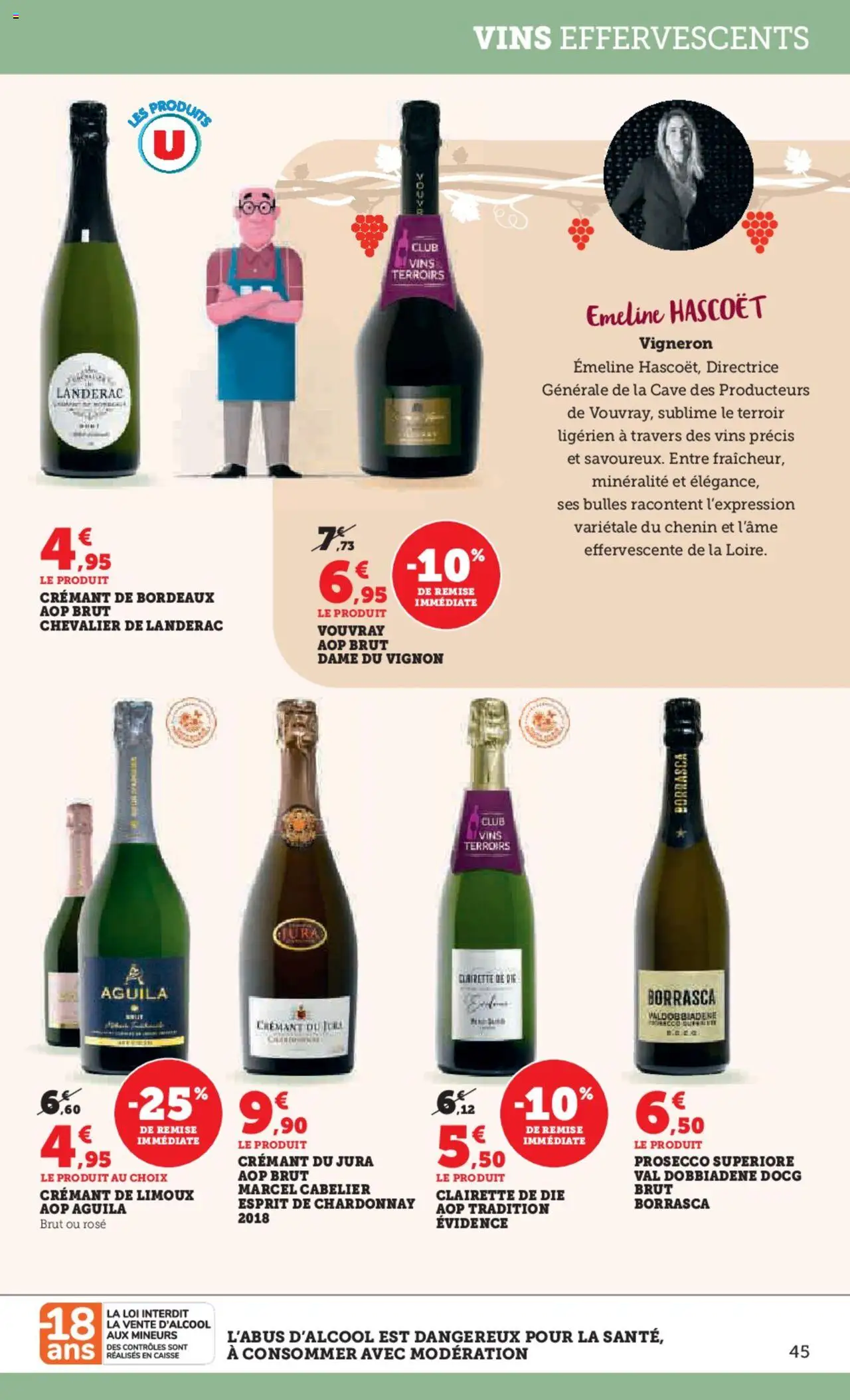  | Page: 51 | Produits: Marcel, Clairette de die, Crémant, Prosecco