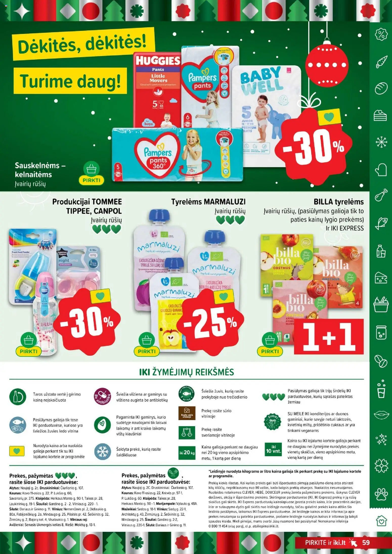 IKI akcijos nuo 22.12.2025 | Puslapis: 59 | Prekių: Kiaušiniai, Vištiena