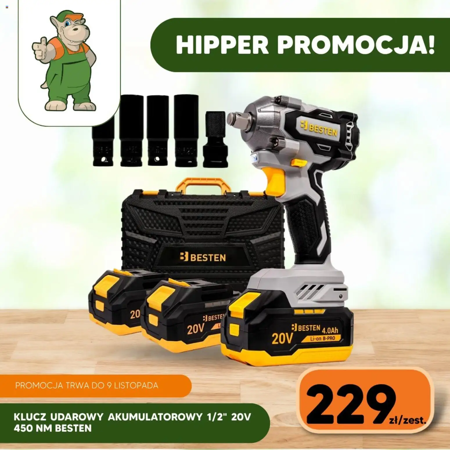 Hipper Gazetka od 27.10.2025 | Strona: 3 | Produkty: Klucz udarowy
