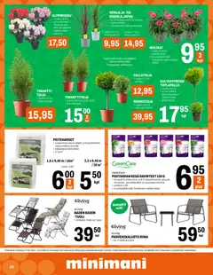 Minimani-mainoslehti voimassa 28.04.2026 alkaen | Sivu: 10 | Tuotteet: Pöytä, Tuoli, Peruna