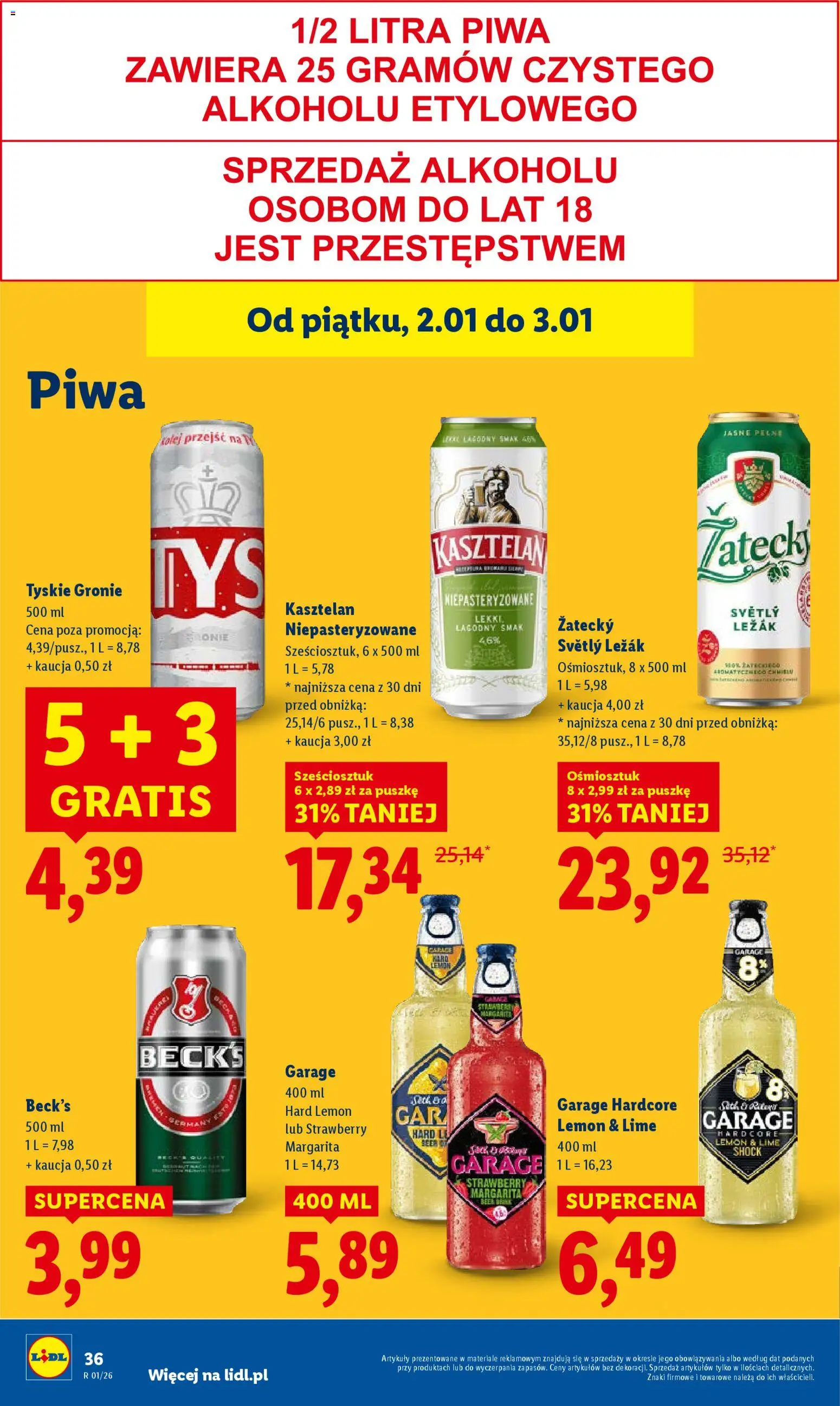 Lidl Gazetka od 02.01.2026 | Strona: 38