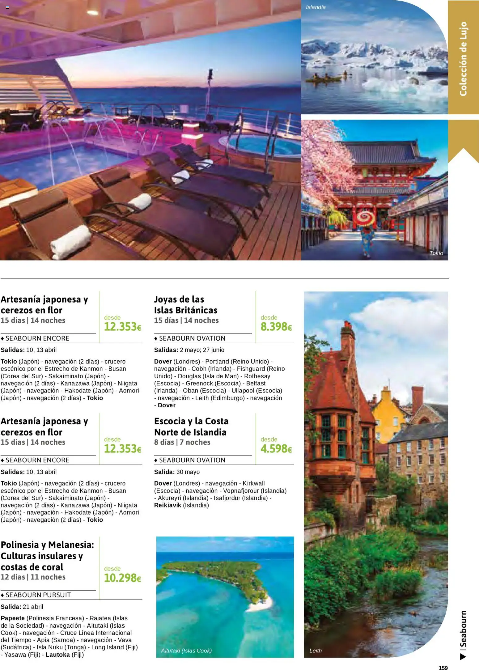 Viajes El Corte Inglés Cruceros marítimos │ válido desde el 01.01.2026 | Página: 160 | Productos: Navegación