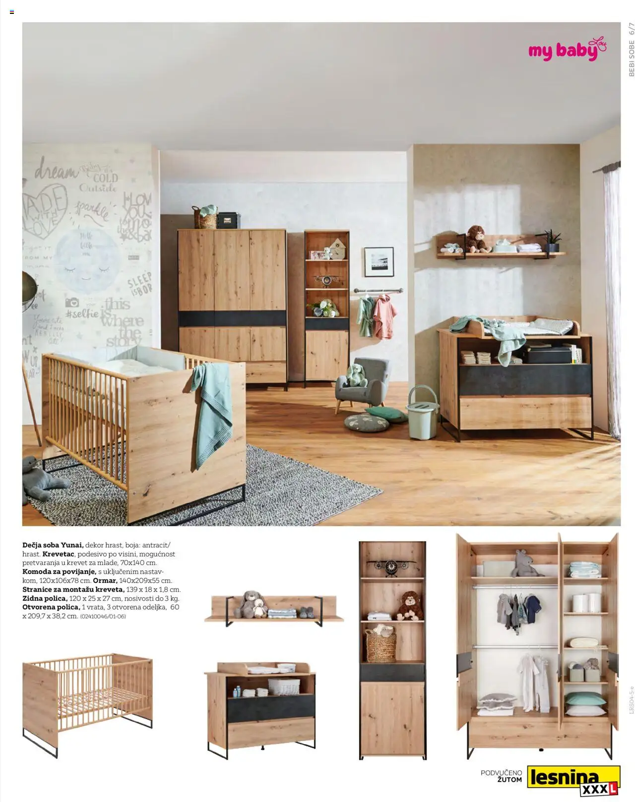 Lesnina XXXL katalog - važi od 01.06.2025 | Strana: 7 | Proizvode: Krevet, Komoda