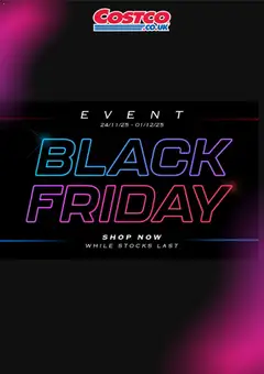 Preview of Costco - Black Friday notice valid from 04.11.2025