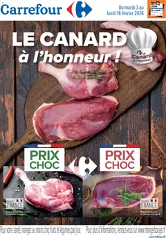 Carrefour - Prévisualisation de Carrefour Le canard à l'honneur ! valide à partir de 03.02.2026