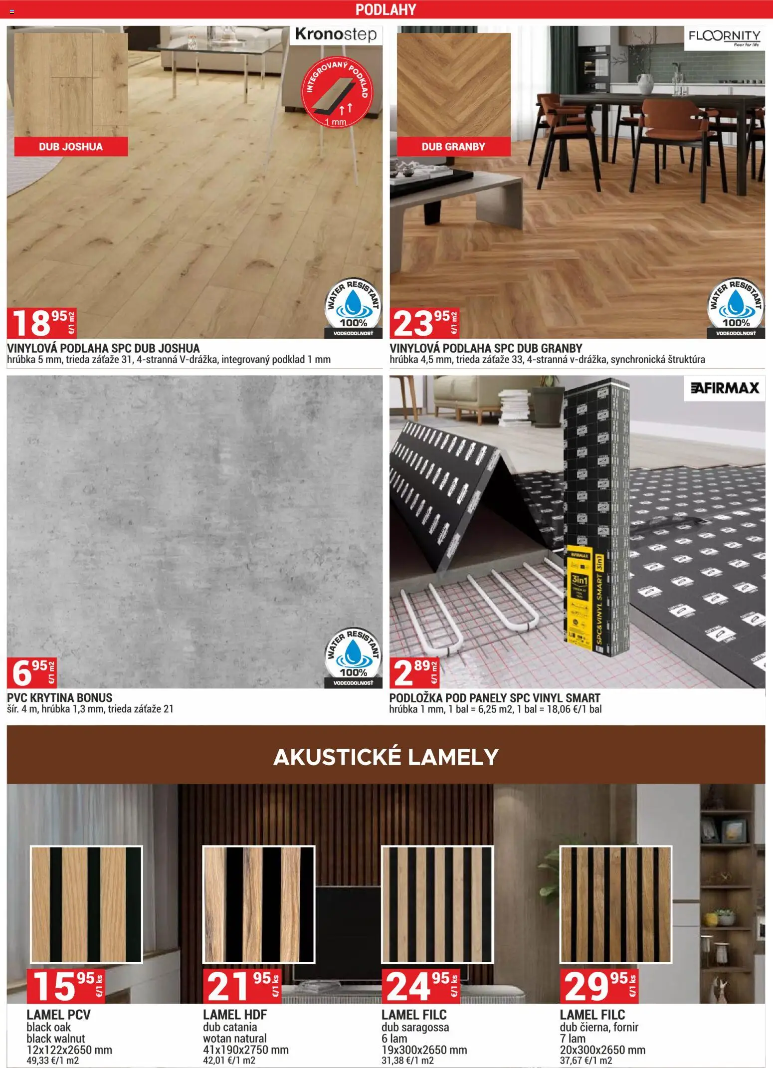 Nové Merkury Market akcie – leták je platný od 01.02.2026 | Strana: 25 | Produkty: Panely, Vinylová podlaha, Lamely, Podlaha