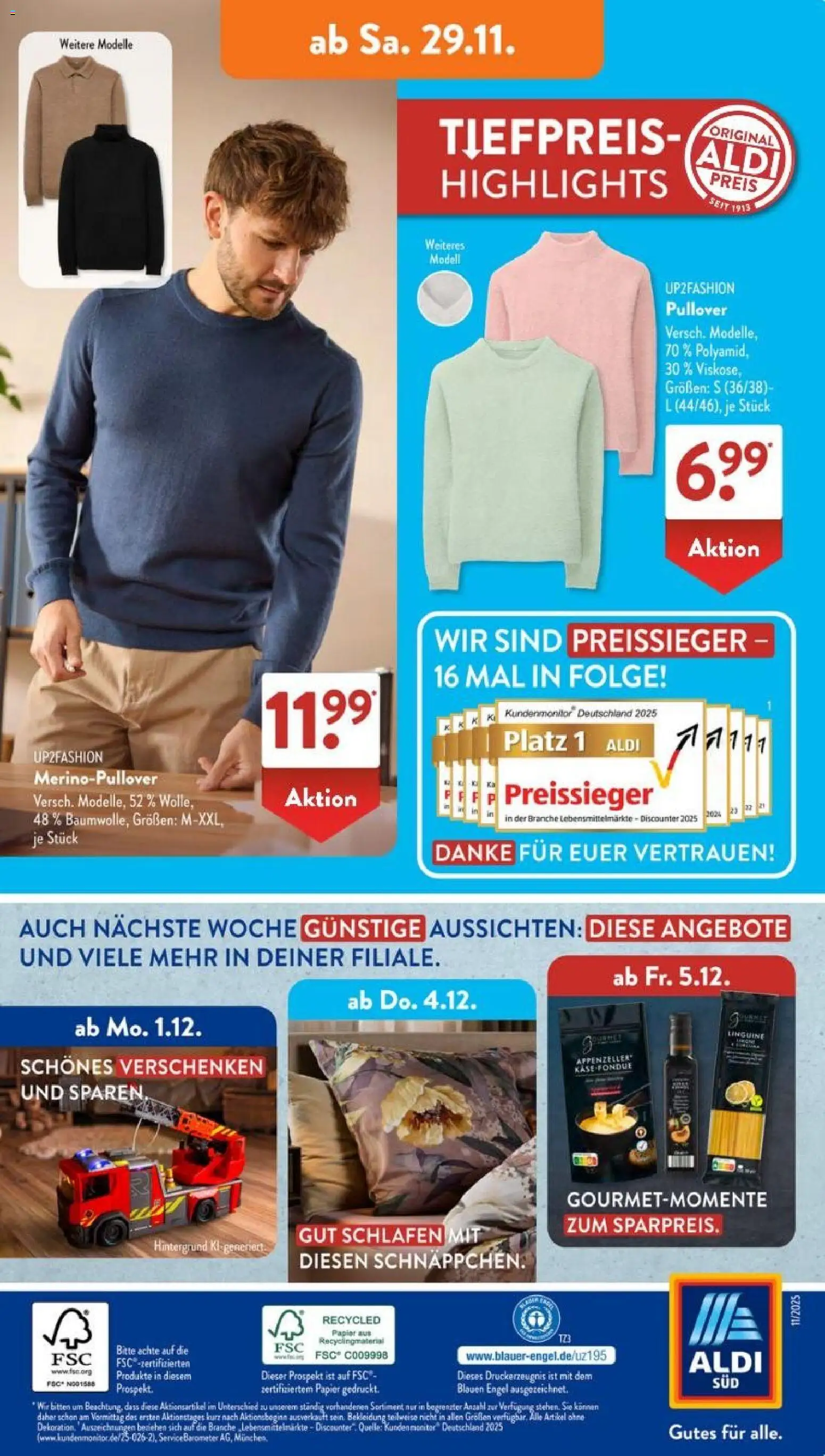 Aldi Süd Prospekt 	 – gültig ab 24.11.2025 | Seite: 19