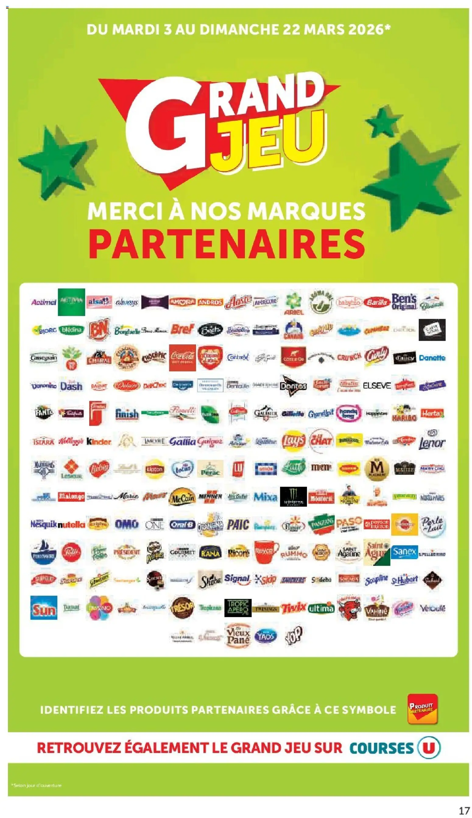 {H1} | Page: 17 | Produits: Ariel, Malongo, Lenor, Actimel