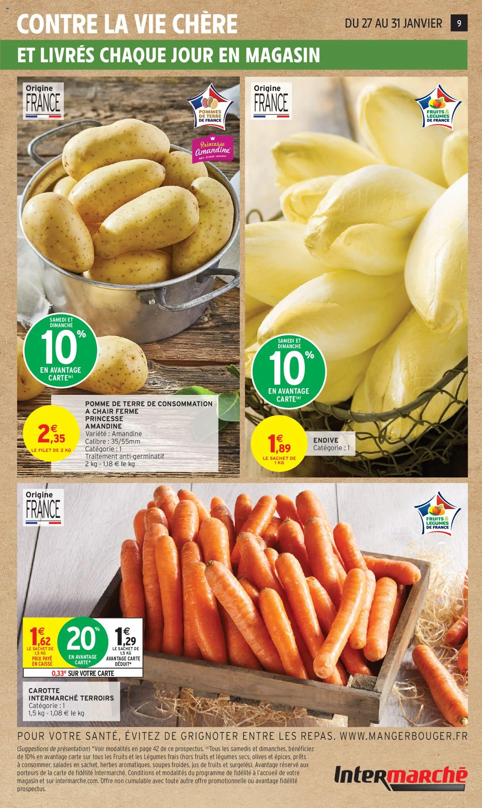 {H1} | Page: 9 | Produits: Pomme, Pomme de terre, Pomme de terre de consommation, Pommes