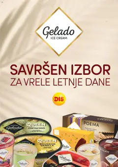 DIS Gelado sladoledi - pregled DIS kataloga - važi od 18.08.2025
