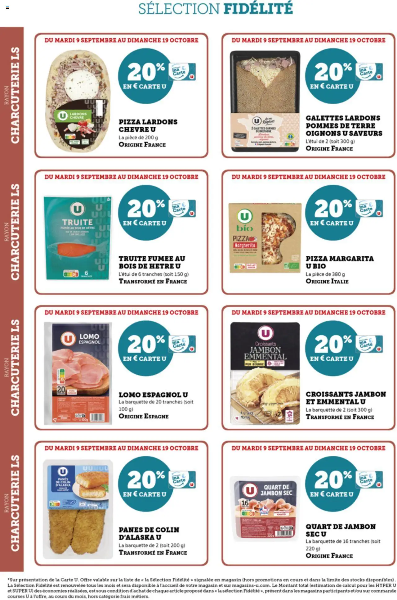  | Page: 2 | Produits: Lardons, Truite fumée, Emmental, Pommes de terre