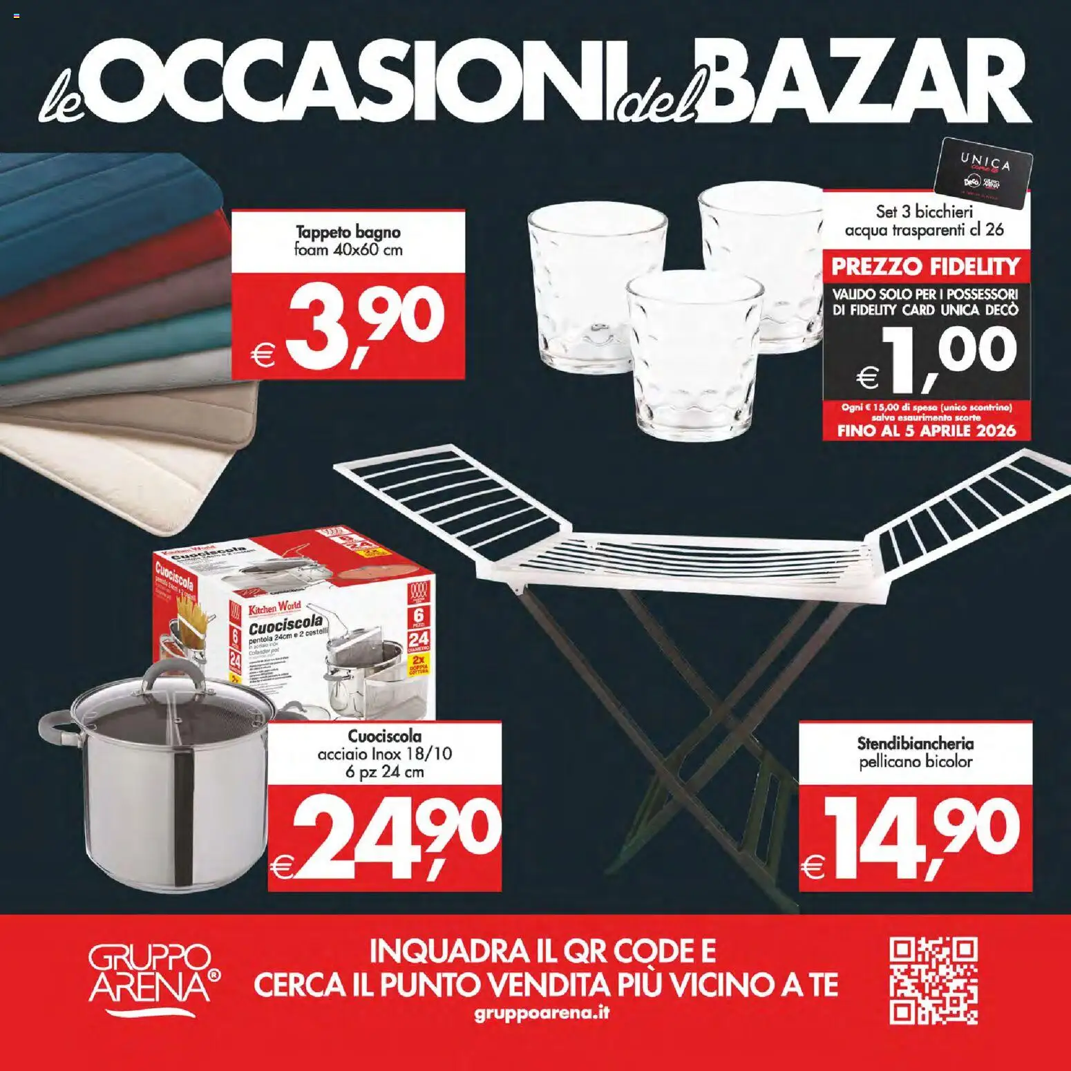 Volantino Decò del 24.02.2026 | Pagina: 26 | Prodotti: Tè, Acqua, Bagno, Tappeto