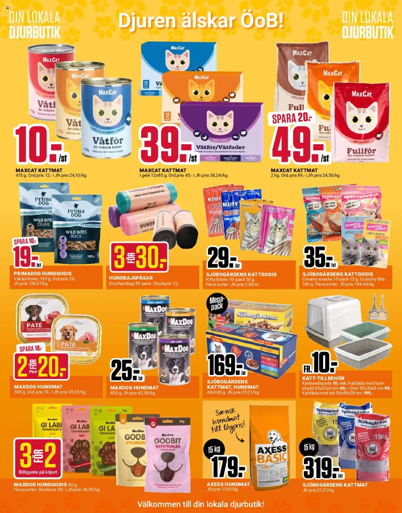 ÖoB reklamblad aktuell från 08.09.2025 | Sida: 8 | Produkter: Lax, Hundgodis, Kattmat, Hundmat