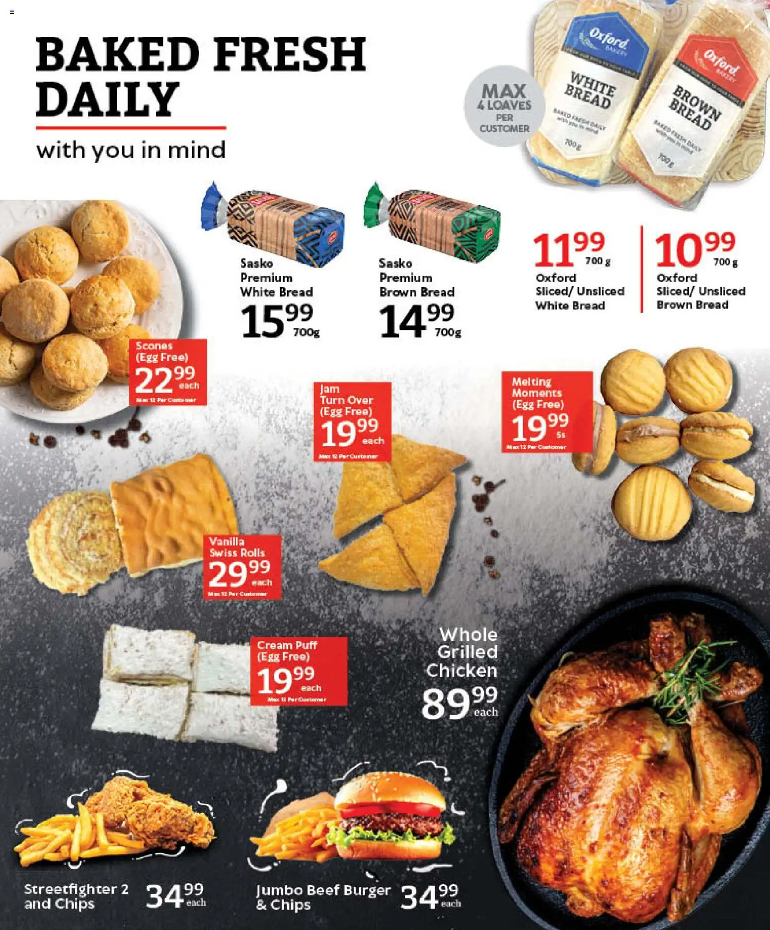 New Oxford Freshmarket catalogue – valid from 18.02.2026 | Page: 11 | Products: Bread, Chicken, Beef, Chips