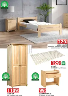 Pogląd oferty "Merkury Market gazetka - Meble, Wypoczynki, Materace" - ważna od 01.04.2026 | Strona: 34 | Produkty: Łóżko, Szafa, Szafka nocna