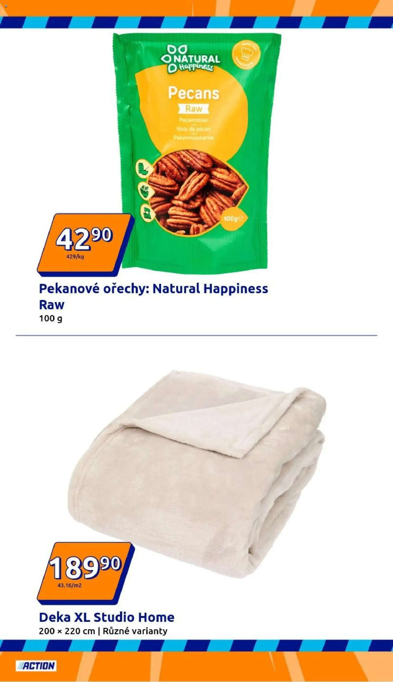 Action leták od 14.01.2026 | Strana: 7 | Produkty: Ořechy, Deka, Pekanové ořechy