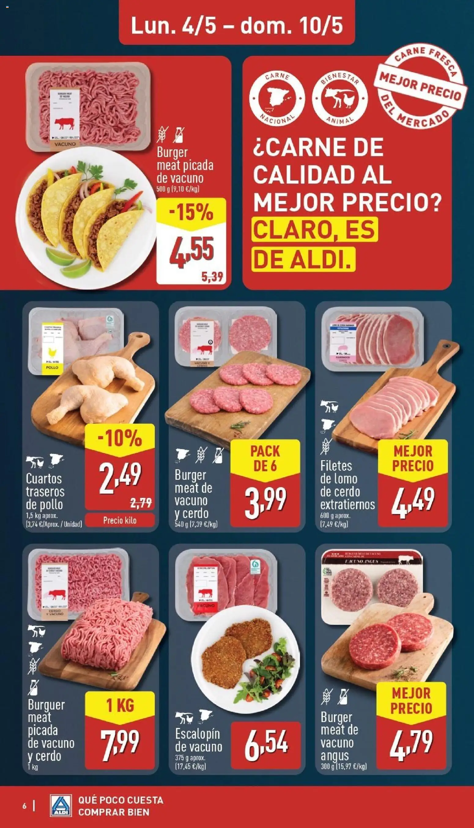 Aldi folleto Península │ válido desde el 04.05.2026 | Página: 6 | Productos: Cerdo