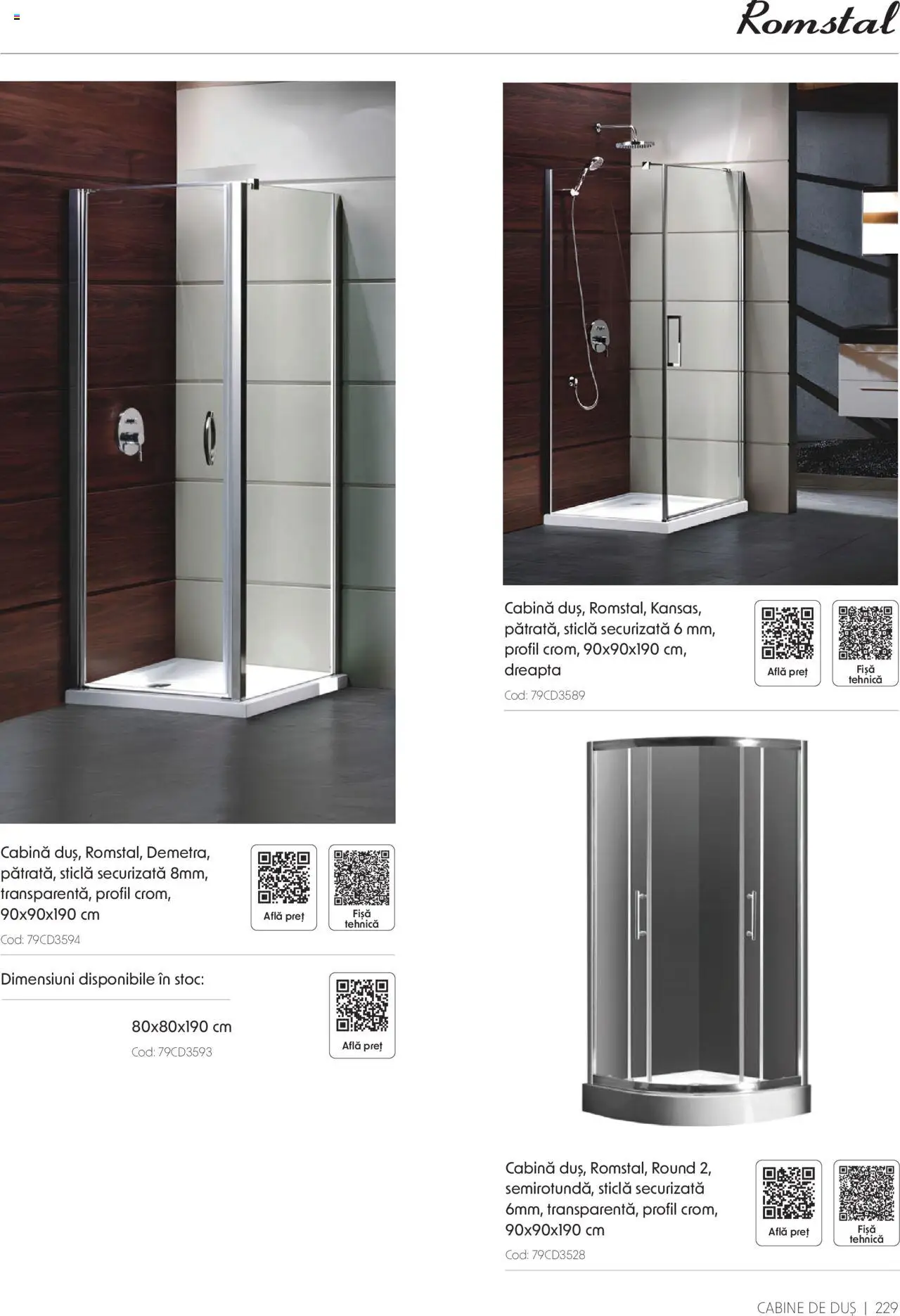 Catalog Romstal – valabil de la 25.11.2024 | Pagină: 229 | Produse: Duș