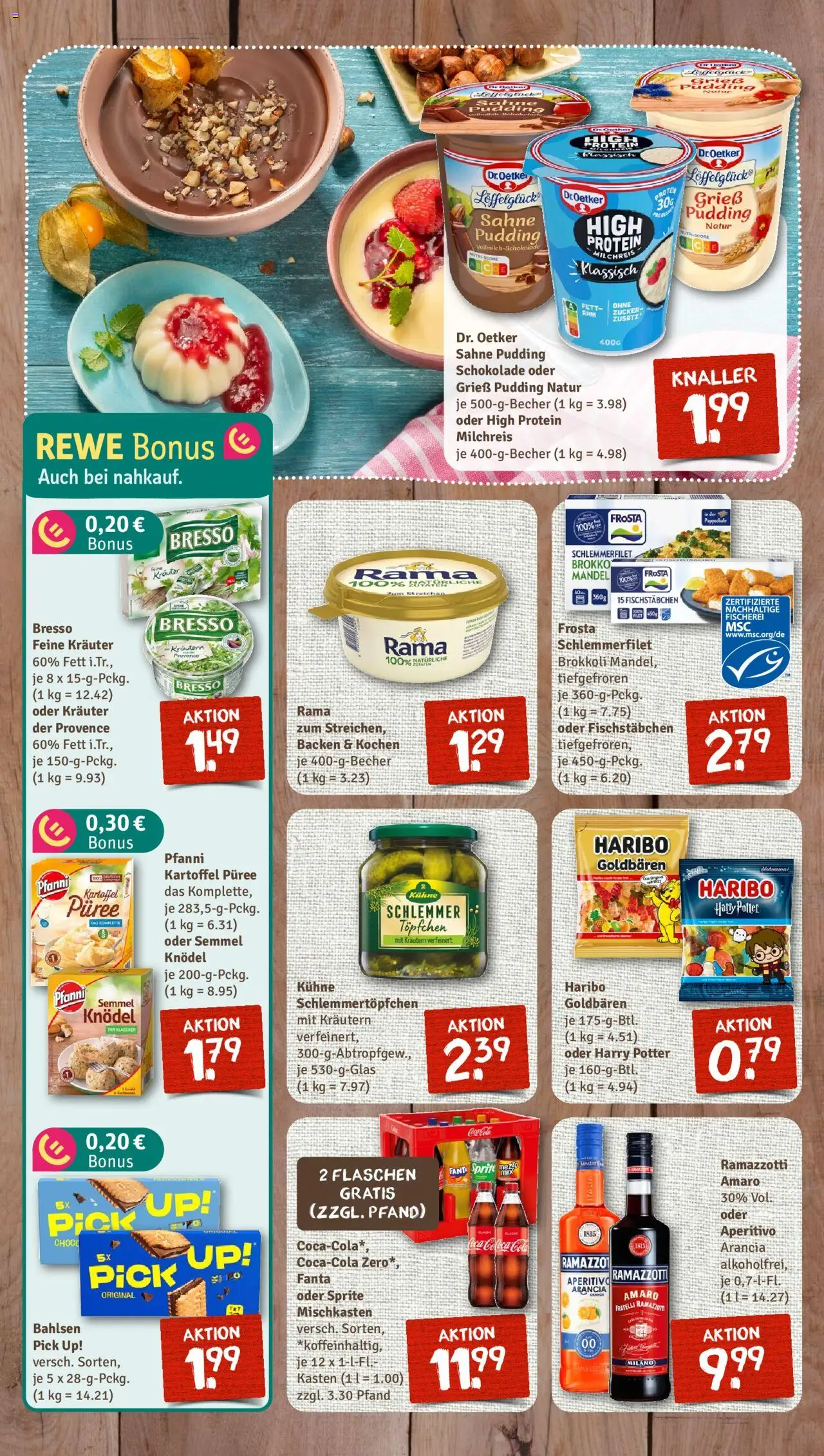 Nahkauf Prospekt – gültig ab 13.10.2025 | Seite: 2 | Produkte: Cola, Schokolade, Pudding, Bresso