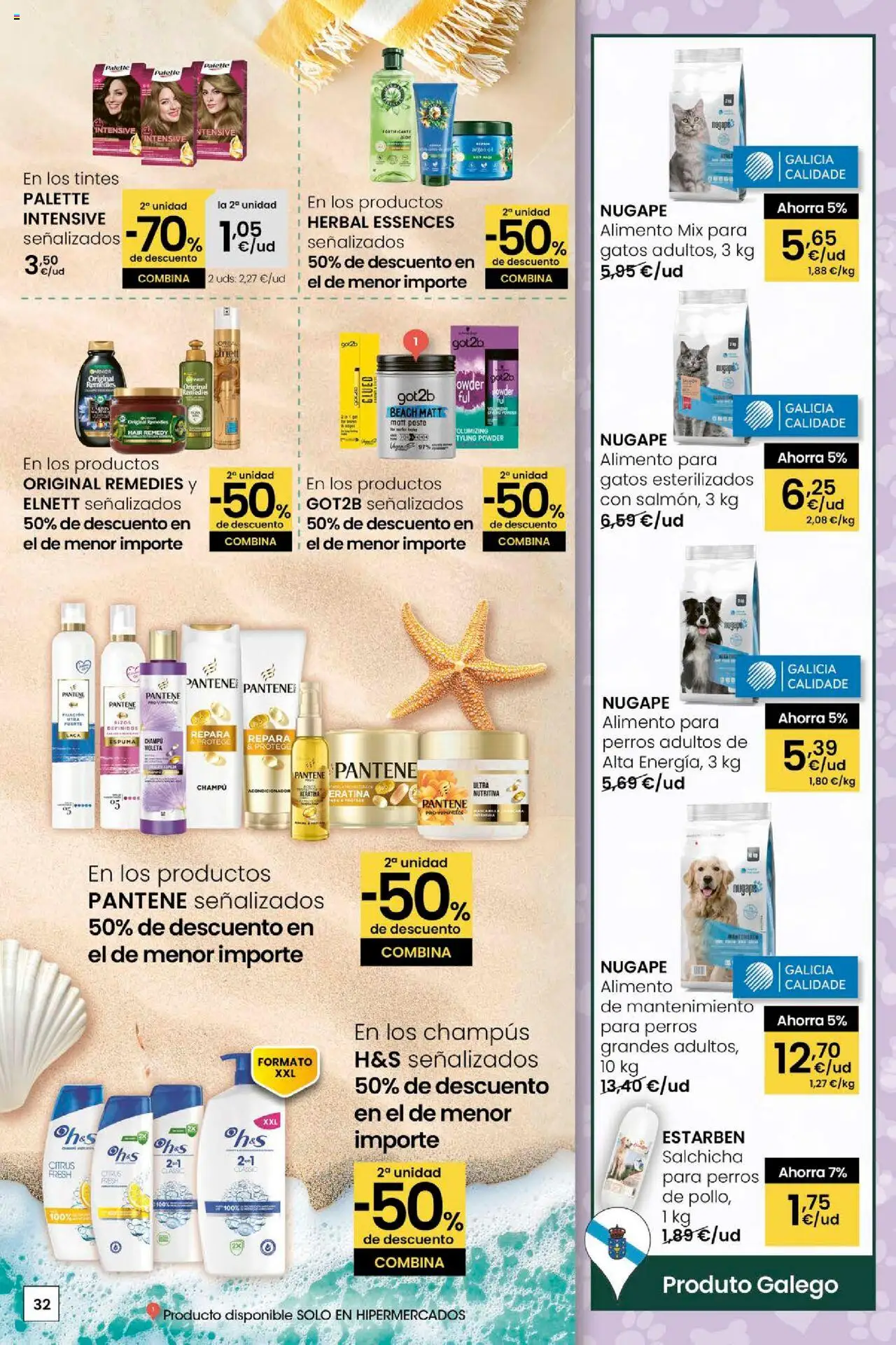 Eroski - Ofertons para conquistarte │ válido desde el 31.07.2025 | Página: 32 | Productos: Champú, Acondicionador