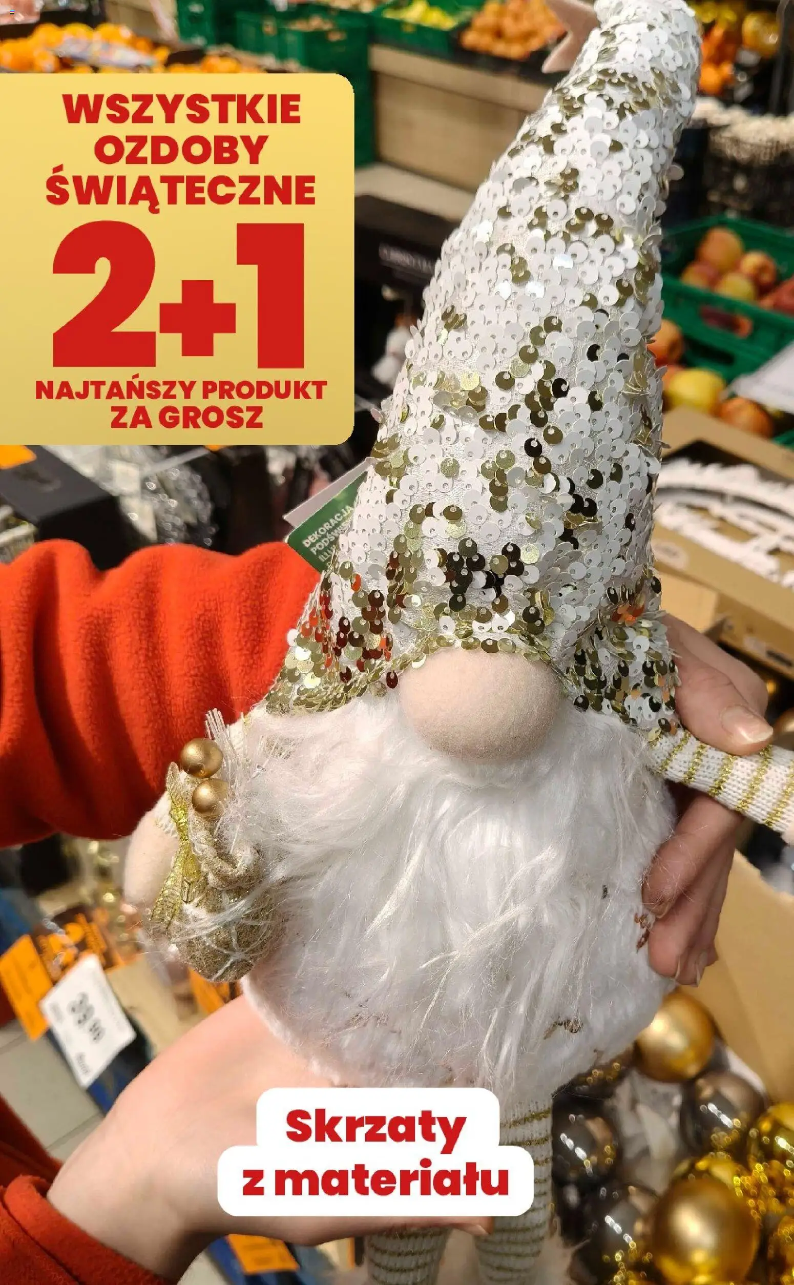 Twój Market Gazetka - Wszystkie ozdoby świąteczne 2+1 za grosz od 19.12.2025 | Strona: 3 | Produkty: Ozdoby świąteczne