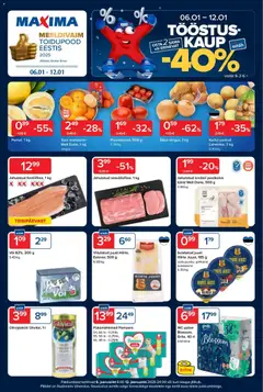 Maxima kliendilehe eelvaade alates 06.01.2026