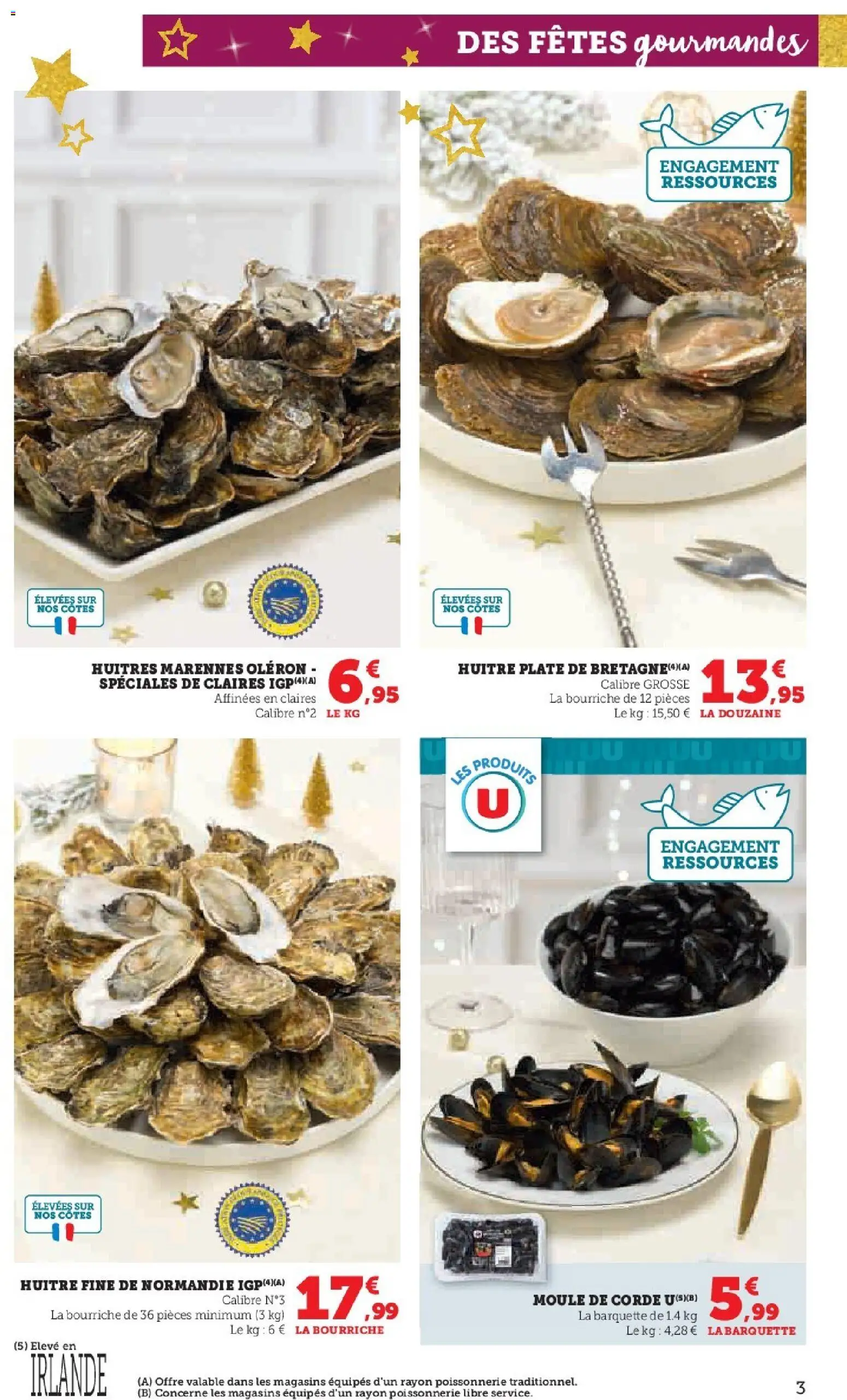 {H1} | Page: 3 | Produits: USB, Poissonnerie, Huîtres