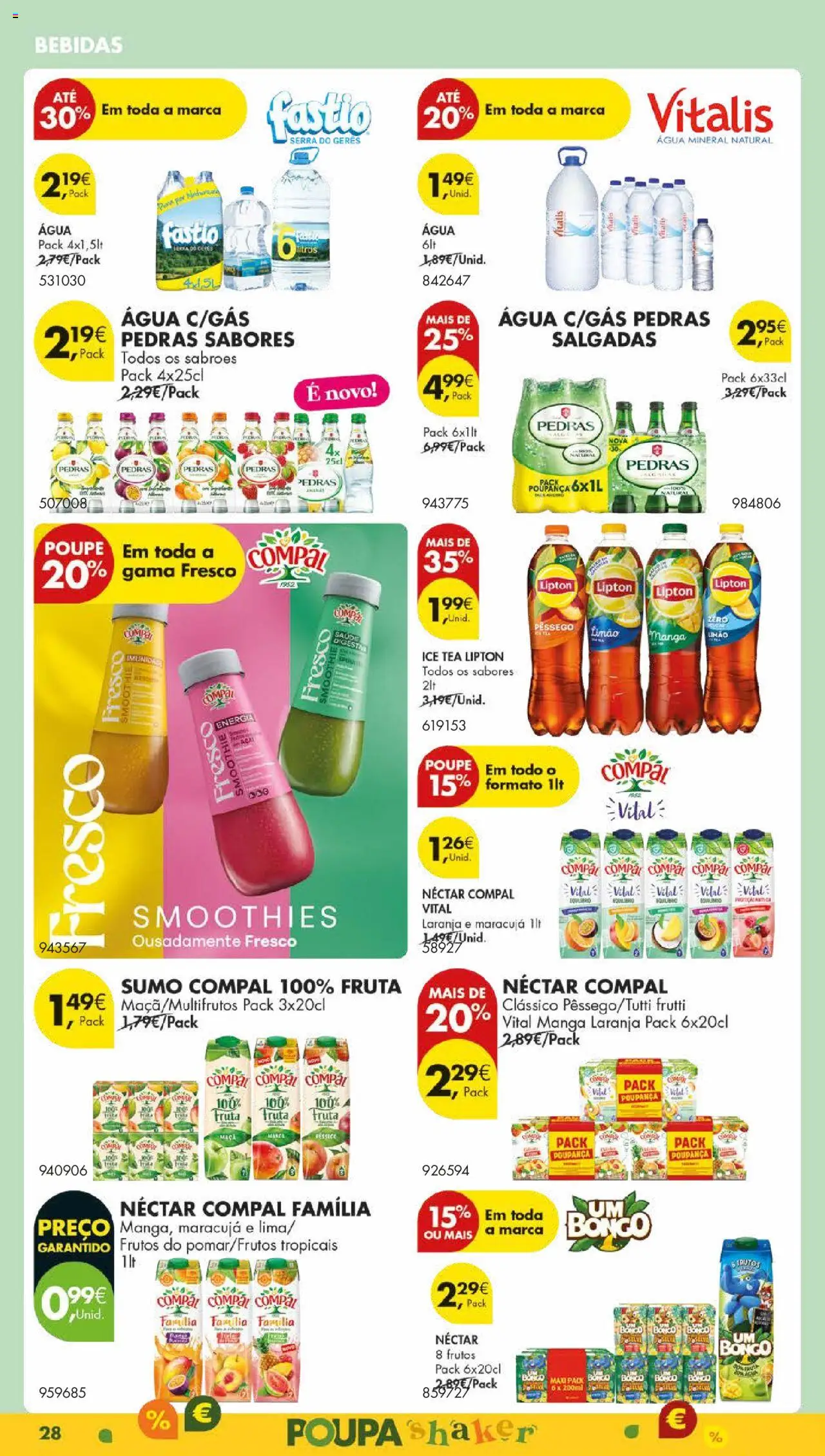 Pingo Doce folheto │ válido de 05.08.2025 | Página: 32 | Produtos: Agua, Maça, Sumo, Truta