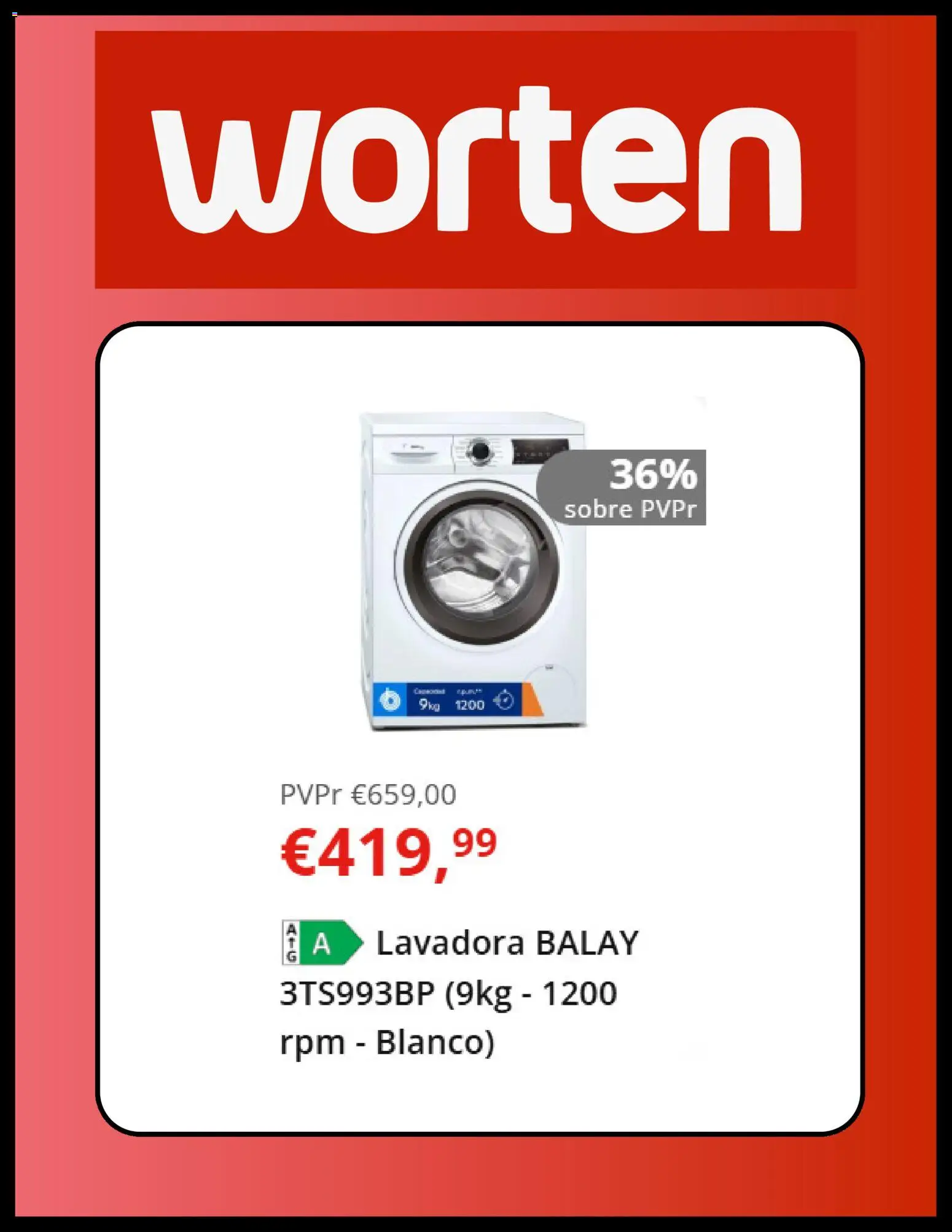 Worten folleto │ válido desde el 24.02.2026 | Página: 5 | Productos: Lavadora
