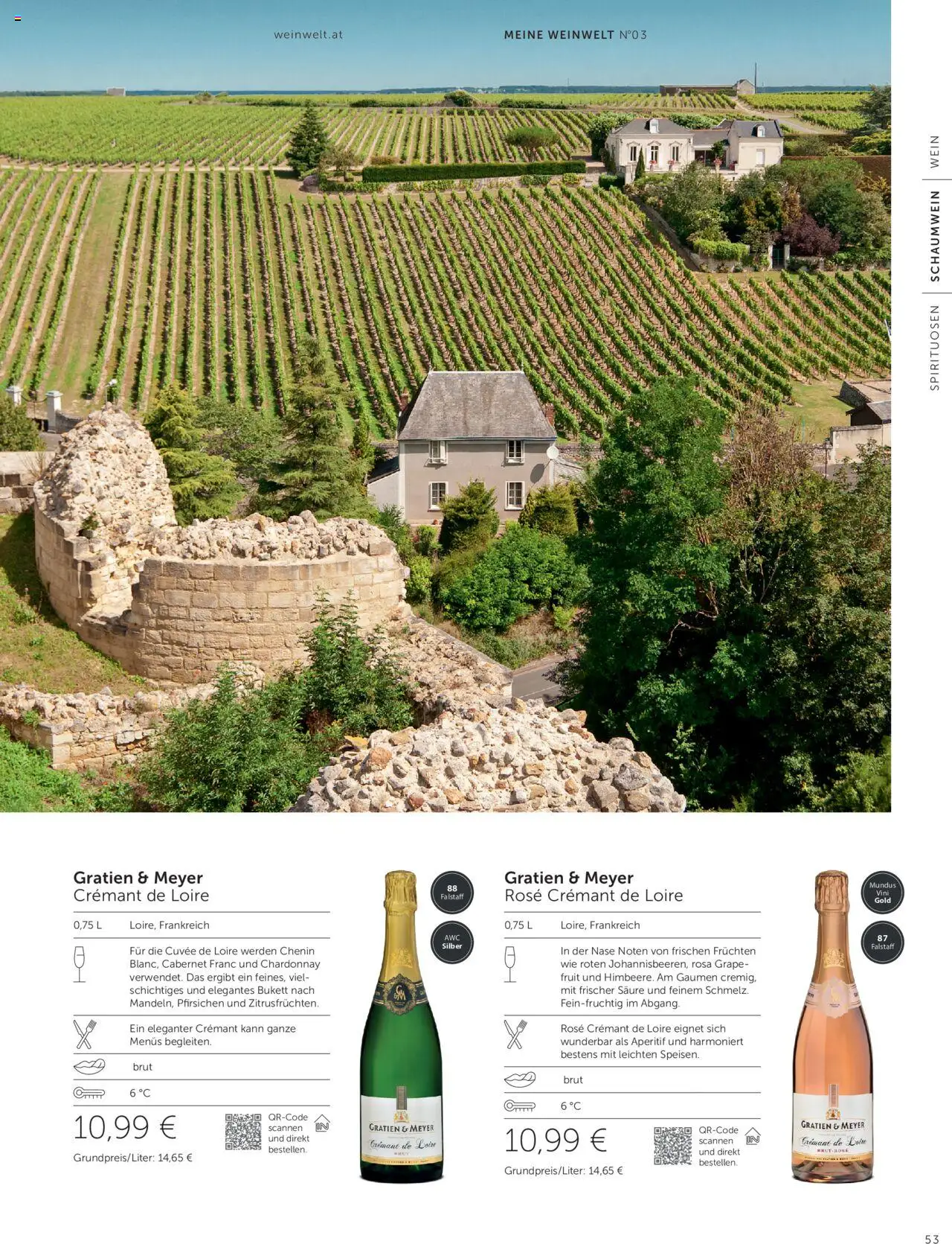 Interspar Weinwelt Magazin Ausgabe Herbst gültig ab 10.09.2025 | Seite: 53 | Produkte: Wein