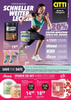 CITTI Markt Sportlernahrung ab 02.01.2026 gültig