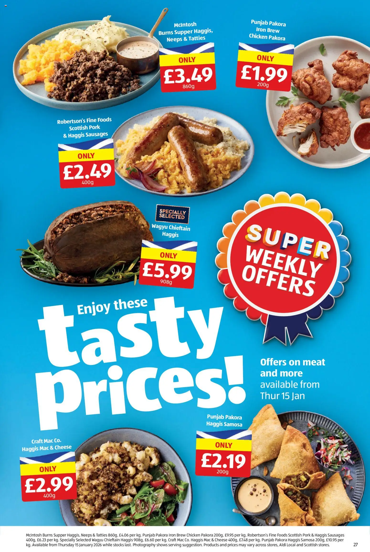 {H1} | Page: 27 | Products: Chicken, Cheese, Pork, Sausages