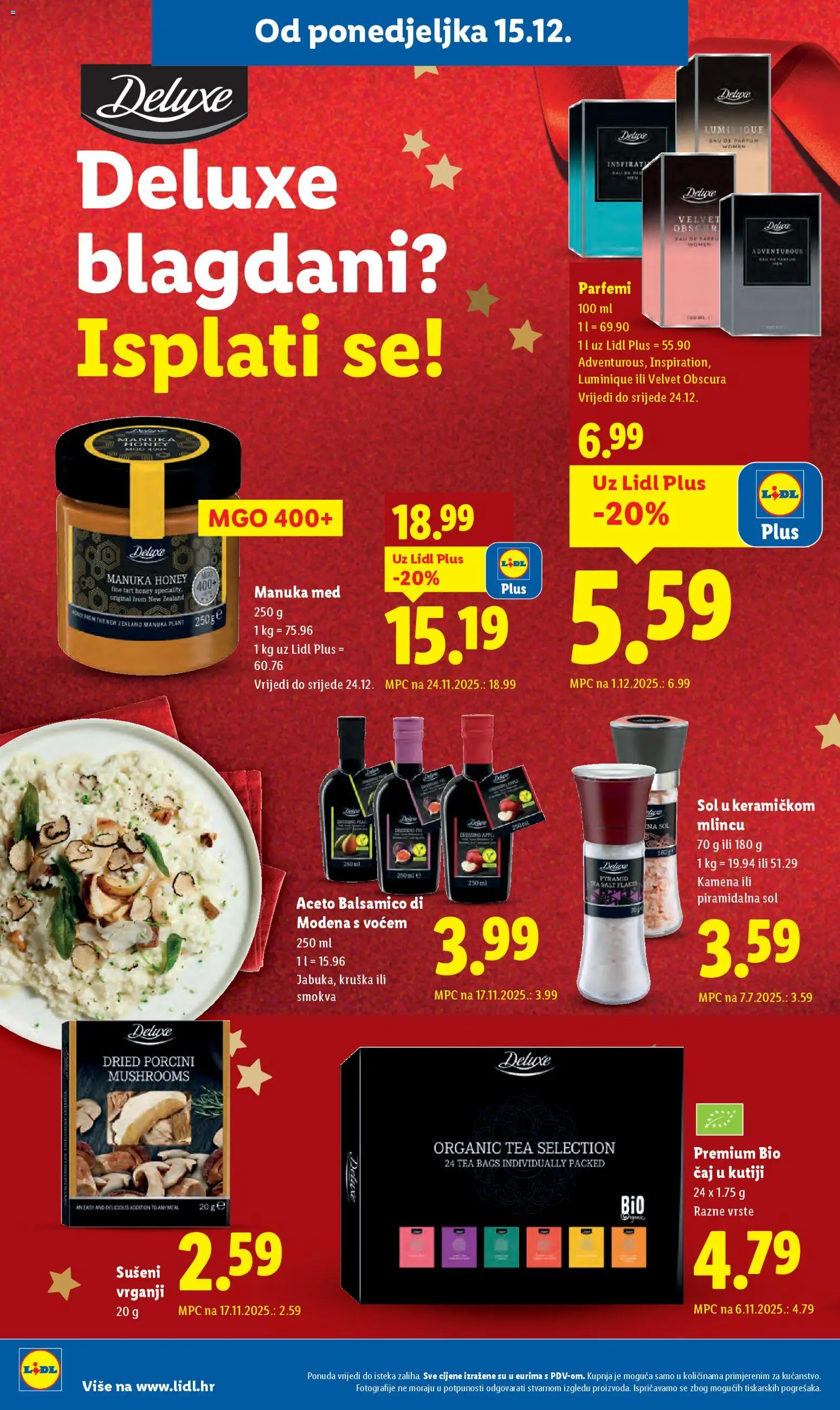 Lidl katalog | vrijedi od 15.12.2025 | Stranica: 26 | Proizvodi: Med, Sol, Kruška, Balsamico