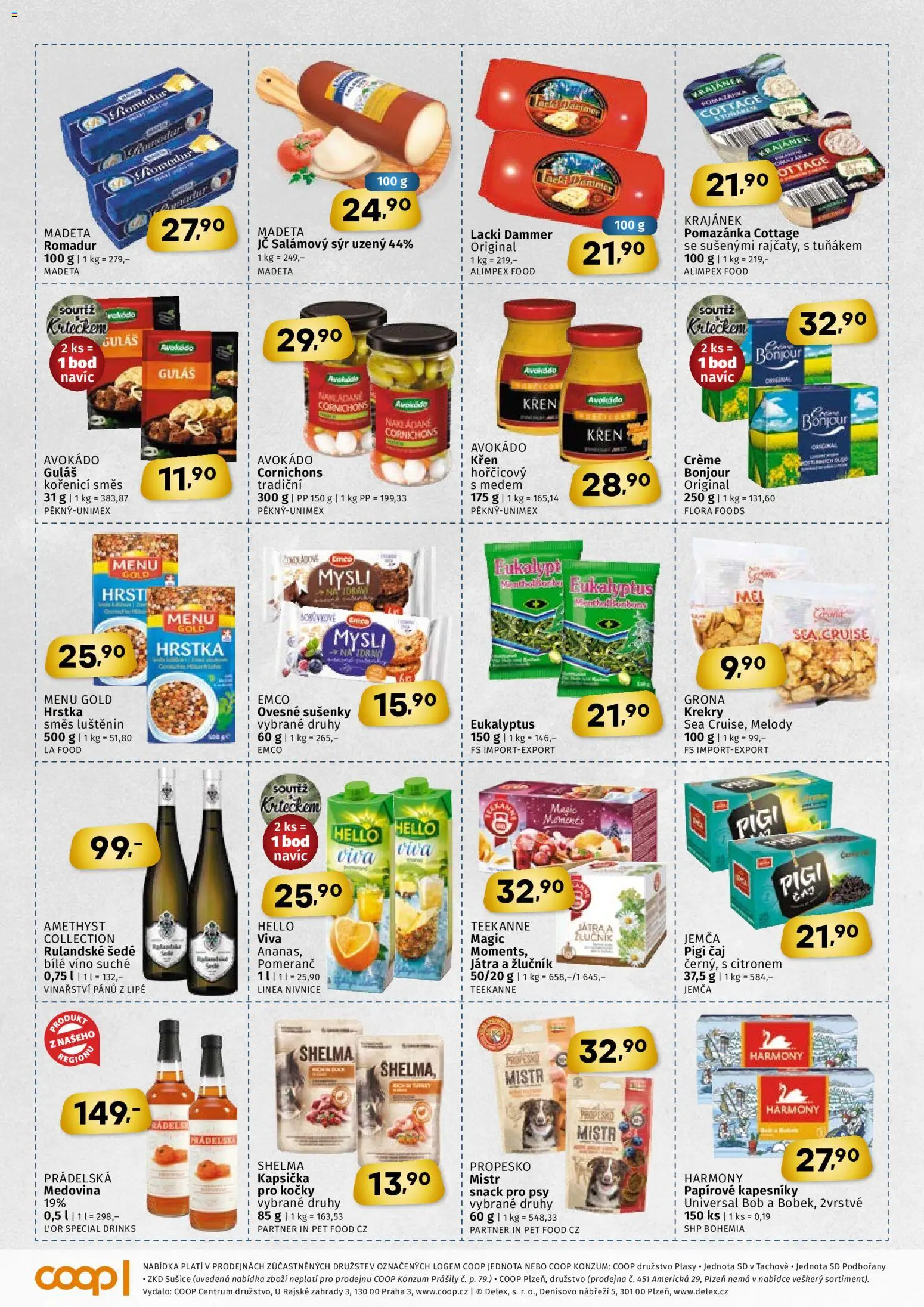Coop leták - Západočeský region od 17.12.2025 | Strana: 3 | Produkty: Víno, Teekanne, Guláš, Cottage