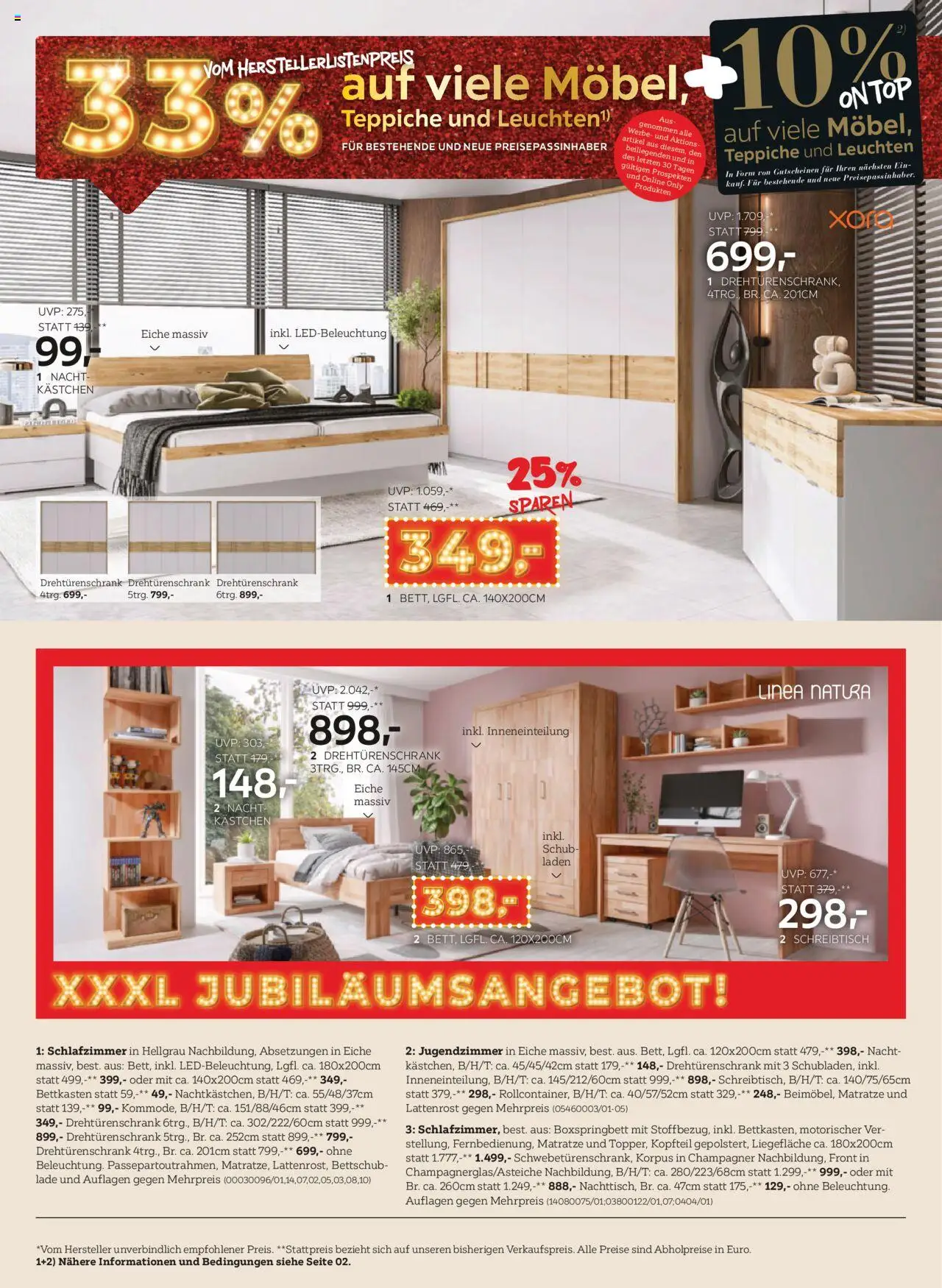 XXXLutz Prospekt aktuell gültig ab 14.10.2025 | Seite: 4 | Produkte: Matratze, Lattenrost