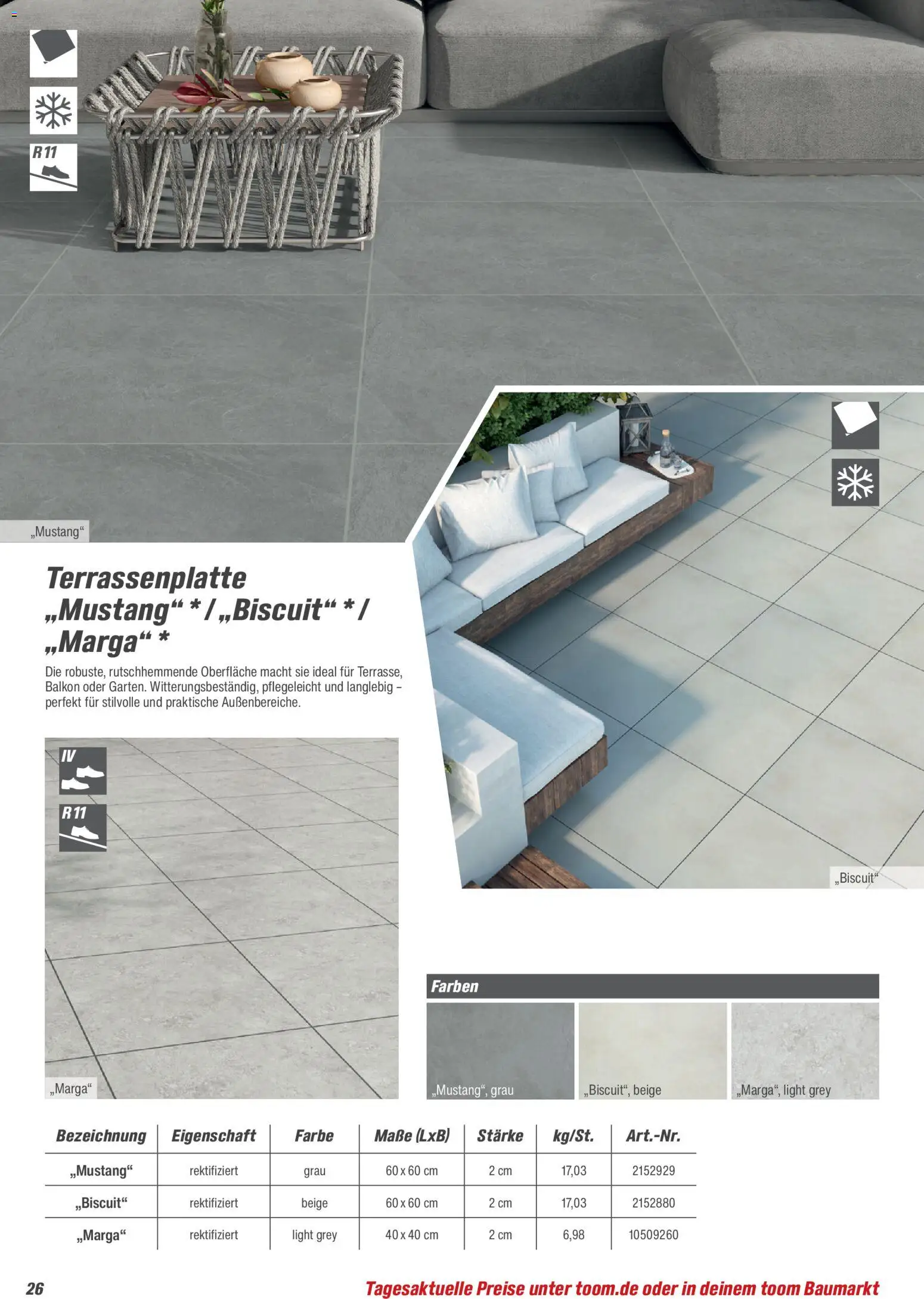 Toom Baumarkt Gartenbaustoffe 2026 – gültig ab 20.02.2026 | Seite: 26