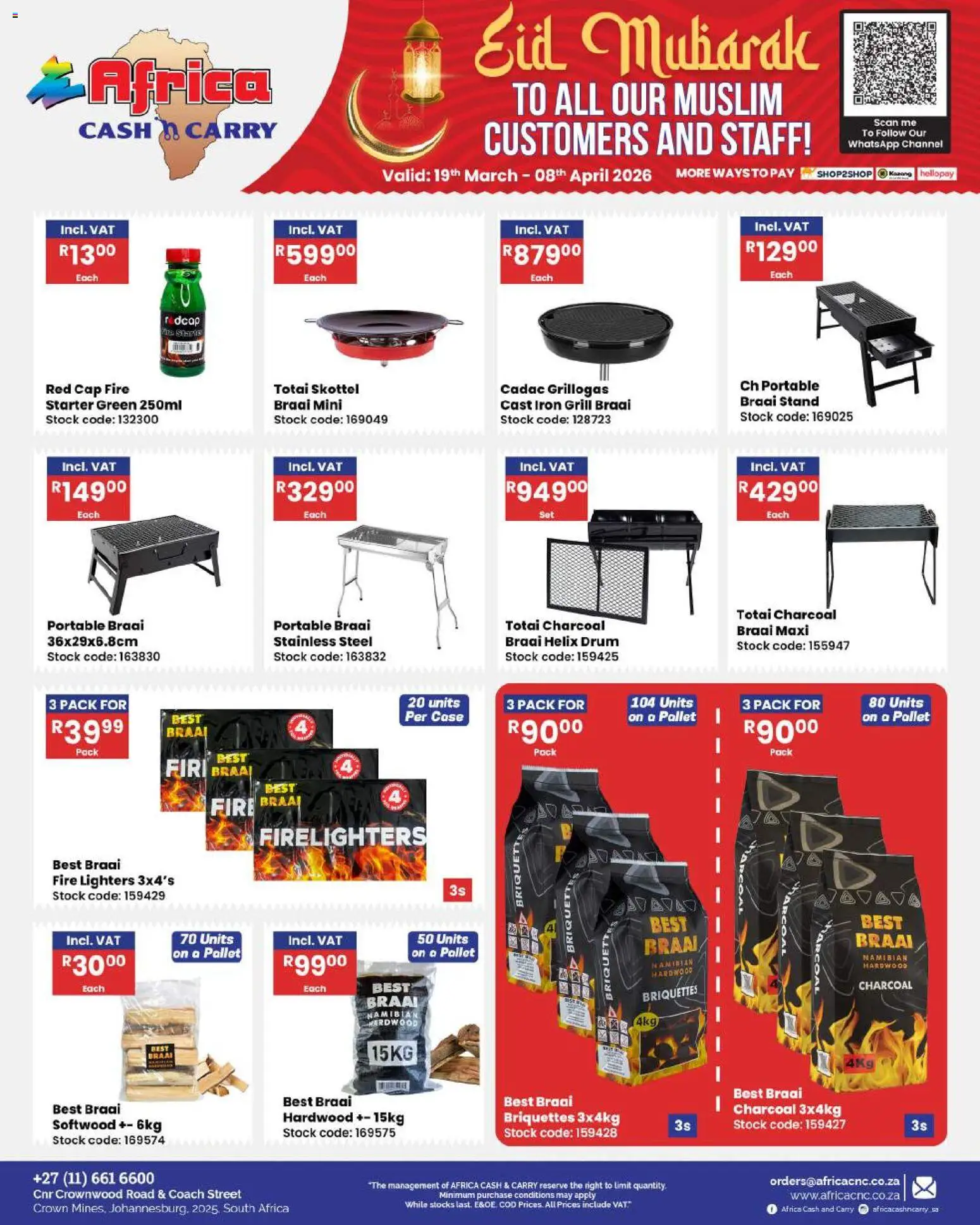 New Africa Cash & Carry catalogue – valid from 19.03.2026 | Page: 89 | Products: Cap, Case, Iron, Stock