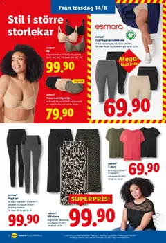 Lidl reklamblad aktuell från 11.08.2025 | Sida: 23 | Produkter: Byxor, Trosor