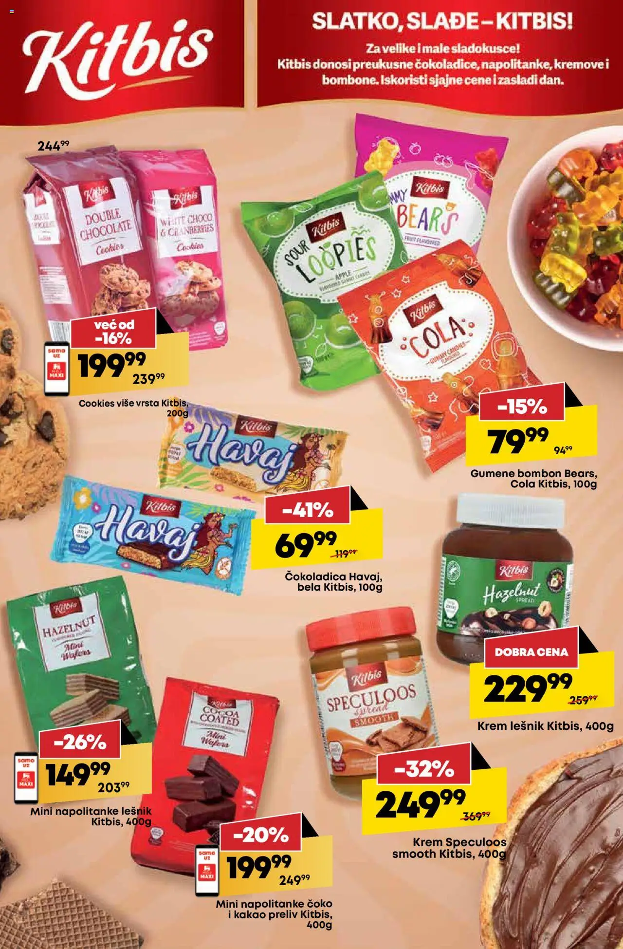 Maxi katalog - važi od 03.07.2025 | Strana: 22 | Proizvode: Lešnik, Napolitanke